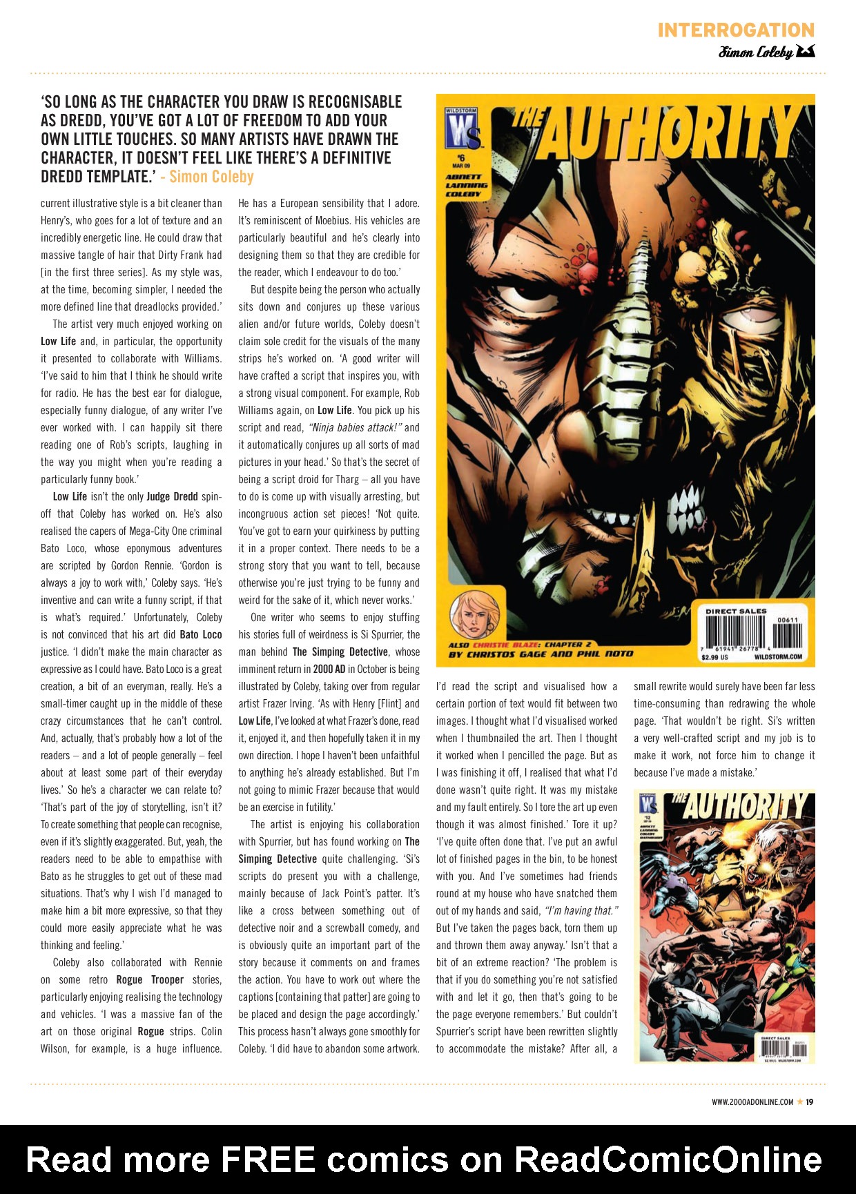 Read online Judge Dredd Megazine (Vol. 5) comic -  Issue #328 - 21