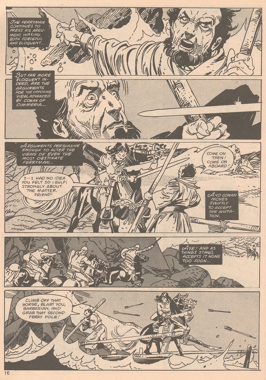 Read online The Savage Sword Of Conan comic -  Issue #65 - 16