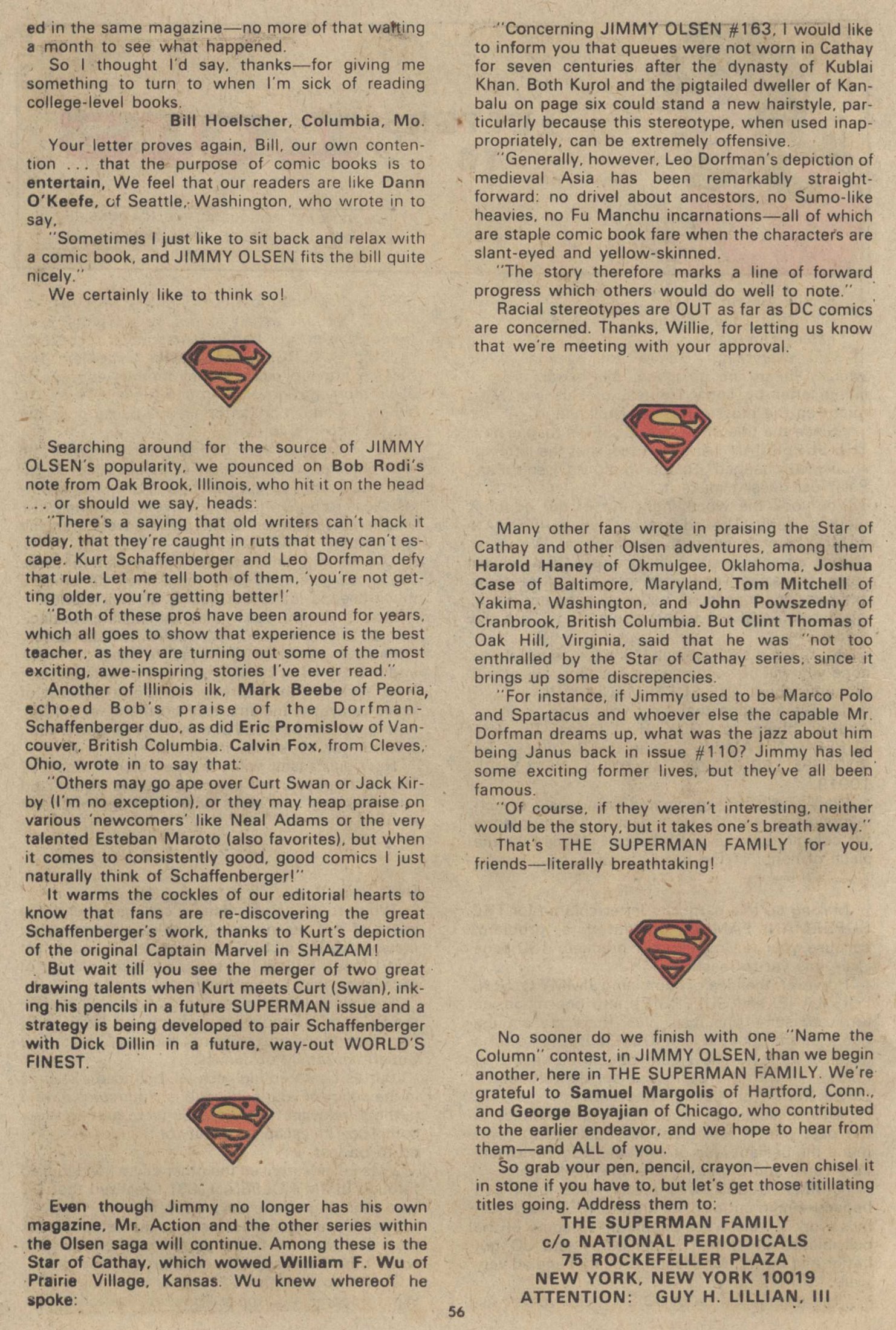 Read online The Superman Family comic -  Issue #166 - 56