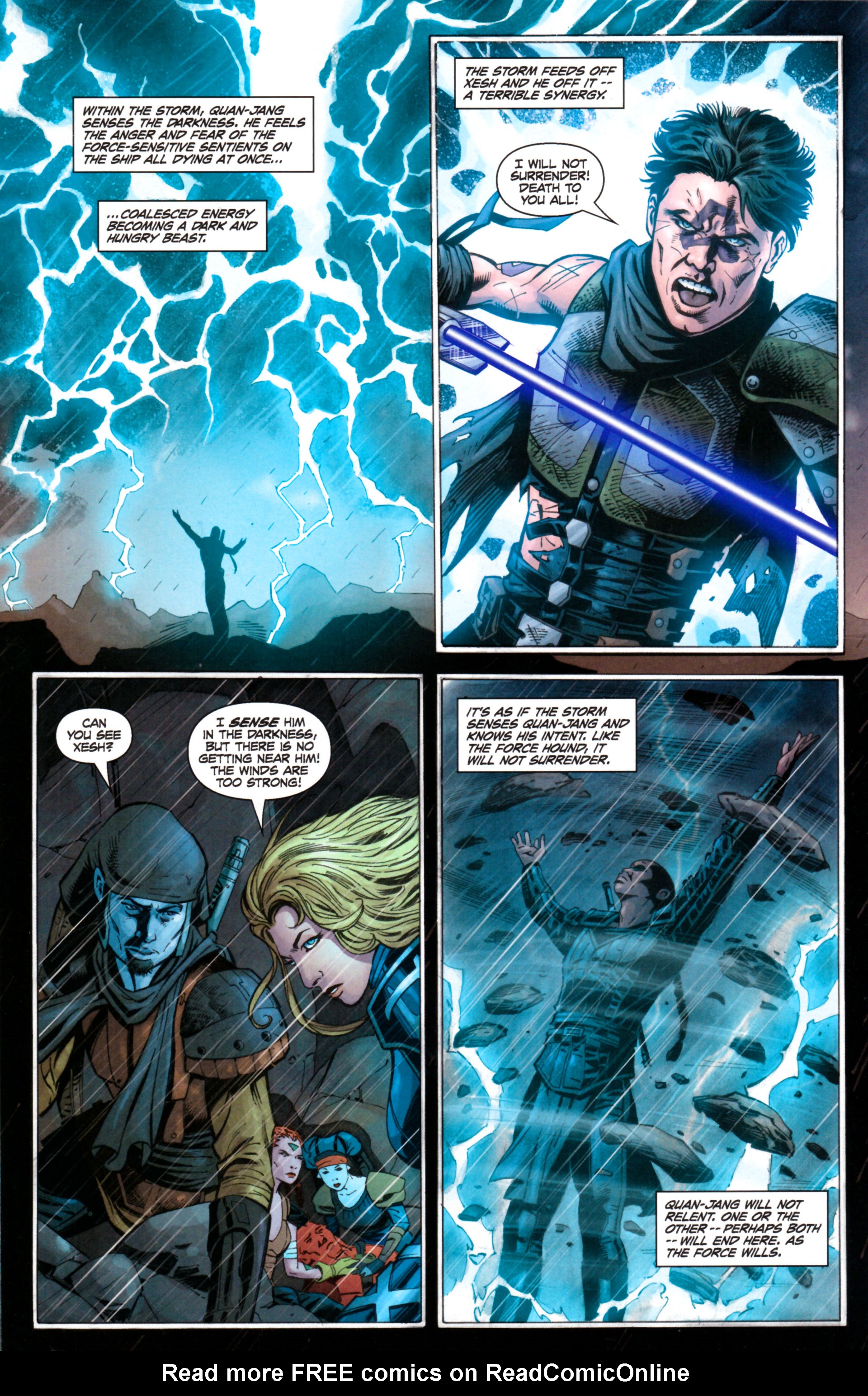 Read online Star Wars: Dawn Of The Jedi - Force Storm comic -  Issue #5 - 16