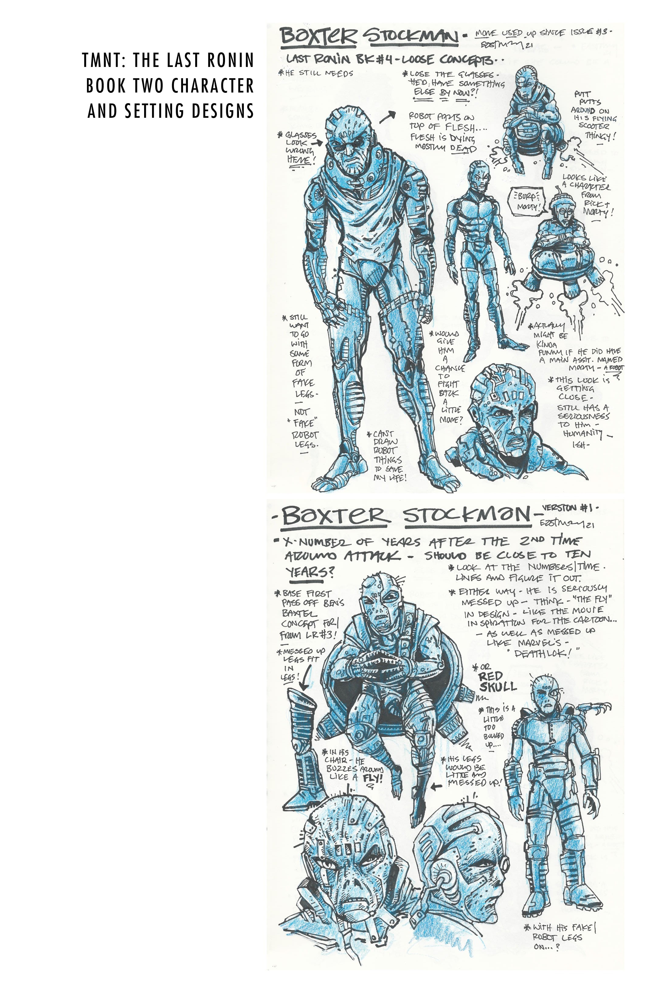 Read online Teenage Mutant Ninja Turtles: The Last Ronin Design Archive comic -  Issue # Full - 16
