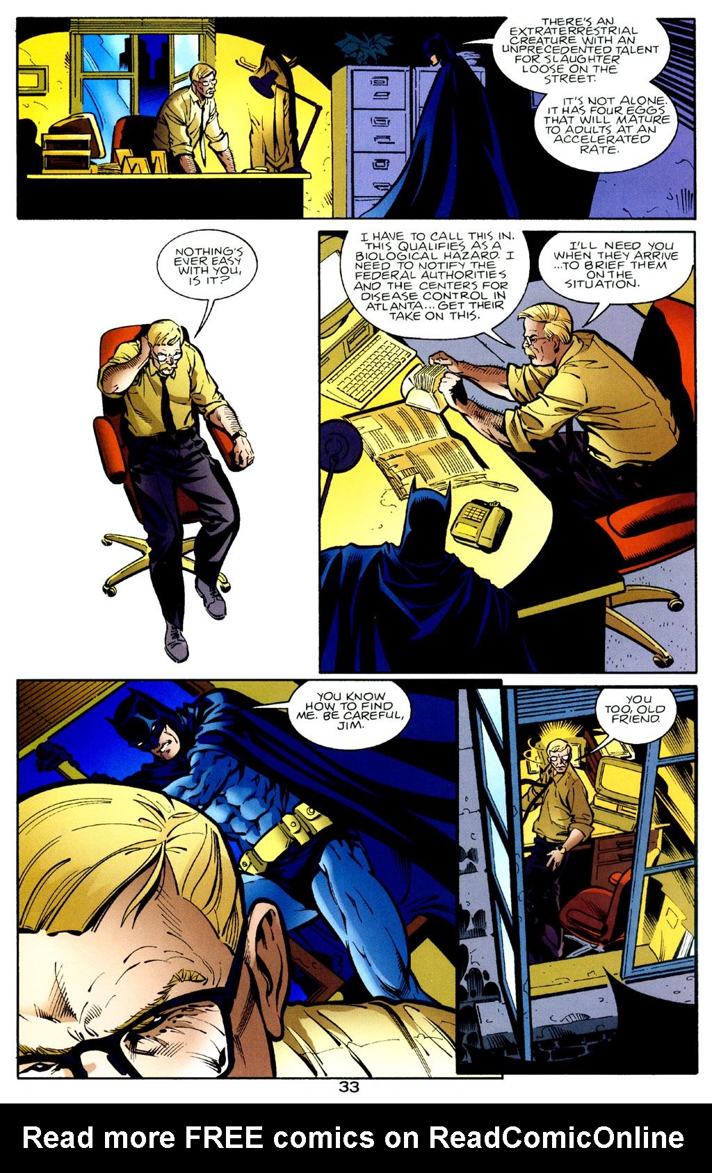 Read online Batman/Aliens II comic -  Issue #1 - 34