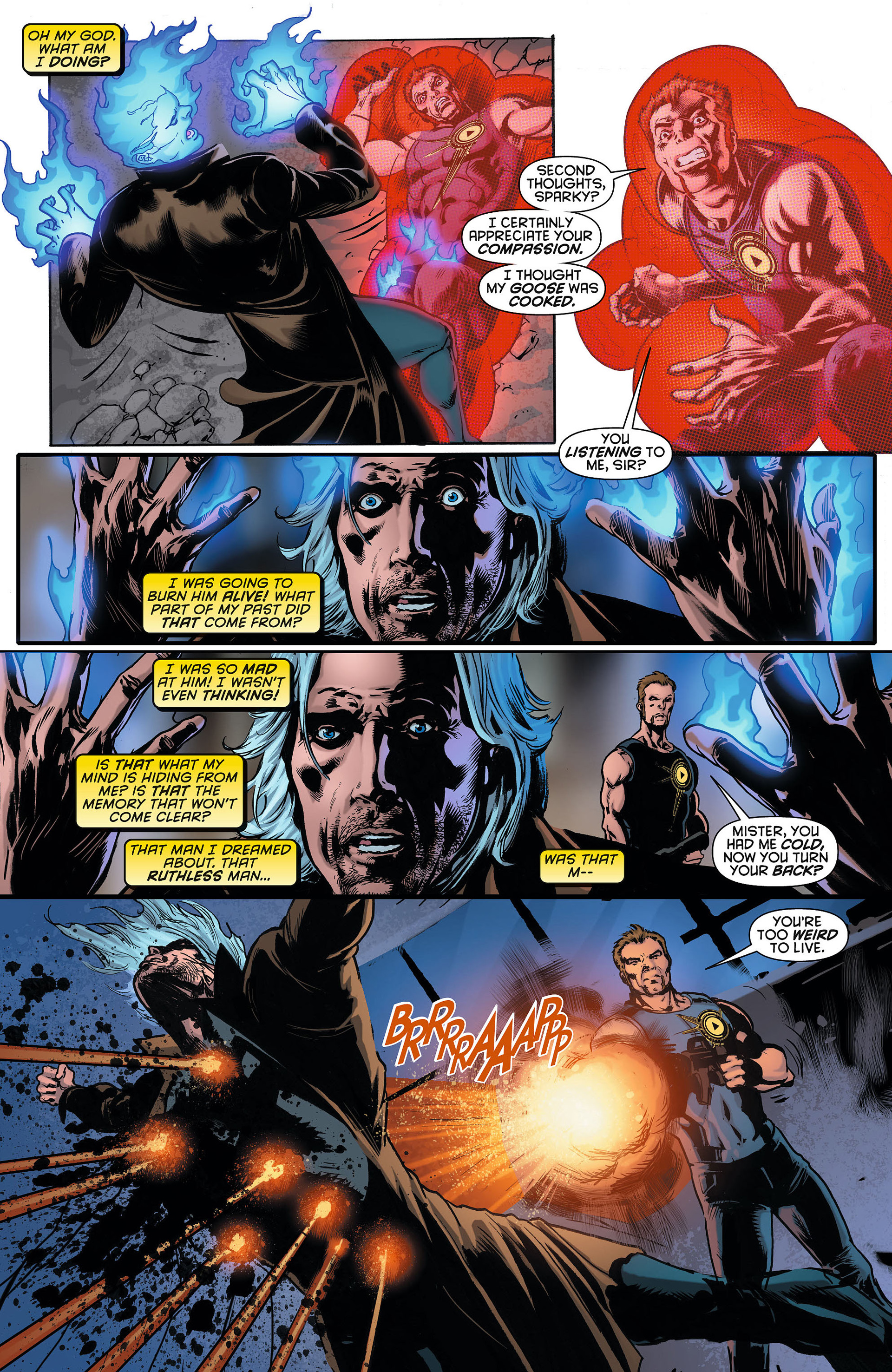 Read online Resurrection Man (2011) comic -  Issue #7 - 14