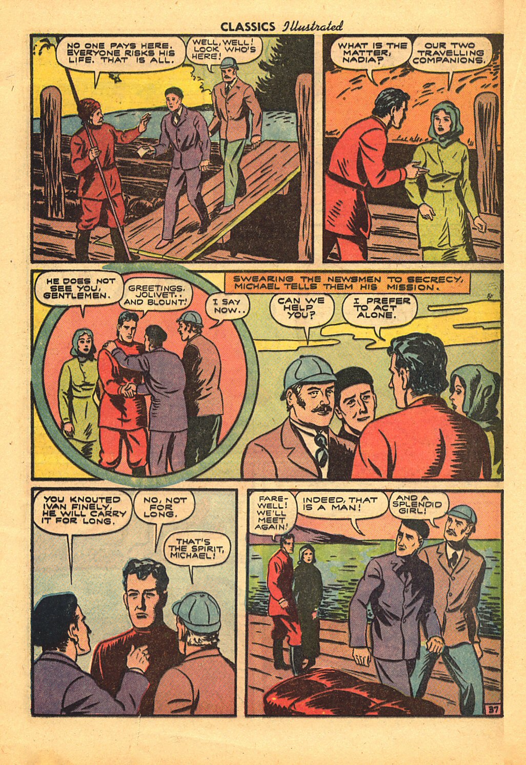 Read online Classics Illustrated comic -  Issue #28 - 39