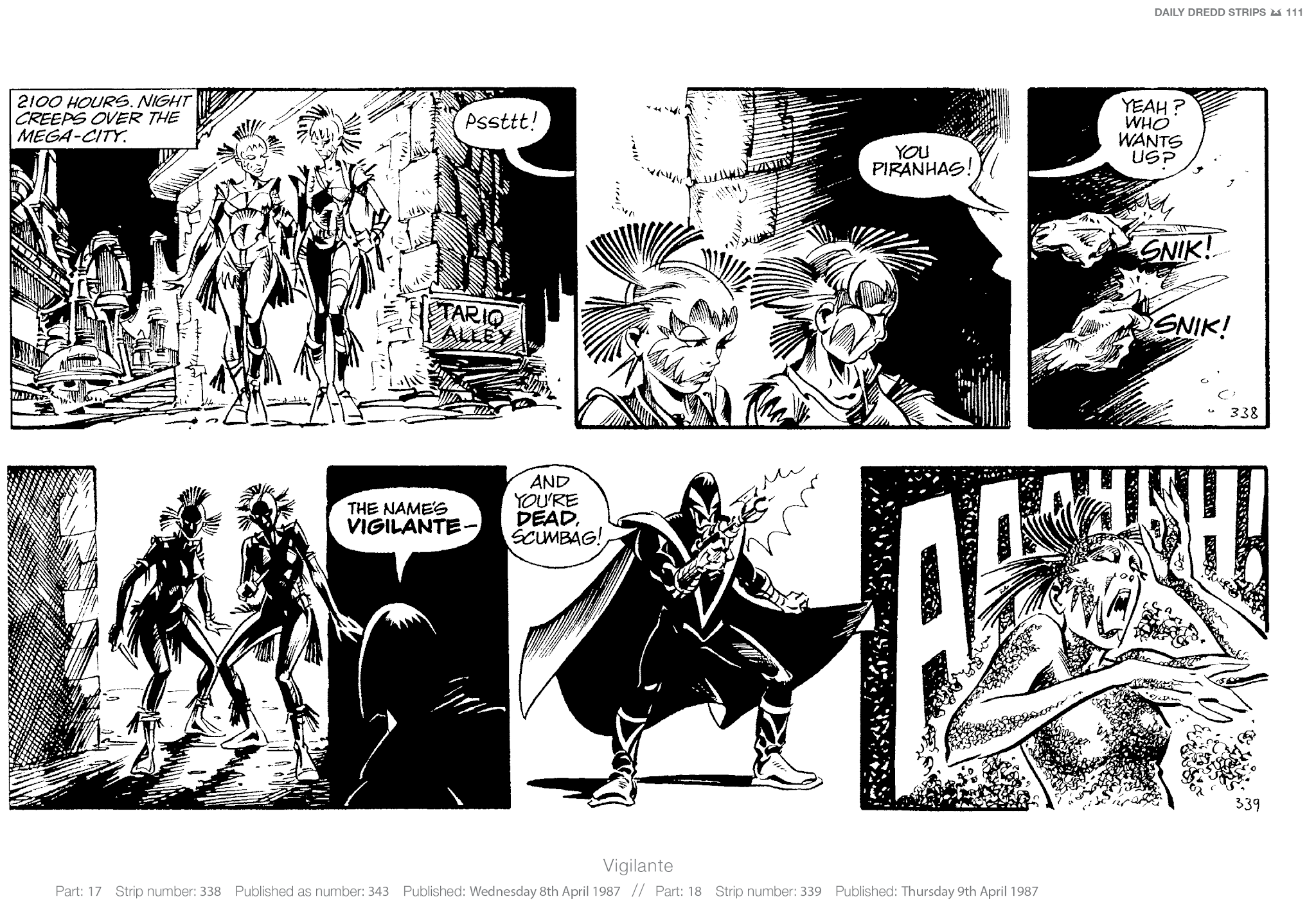 Read online Judge Dredd: The Daily Dredds comic -  Issue # TPB 2 - 114