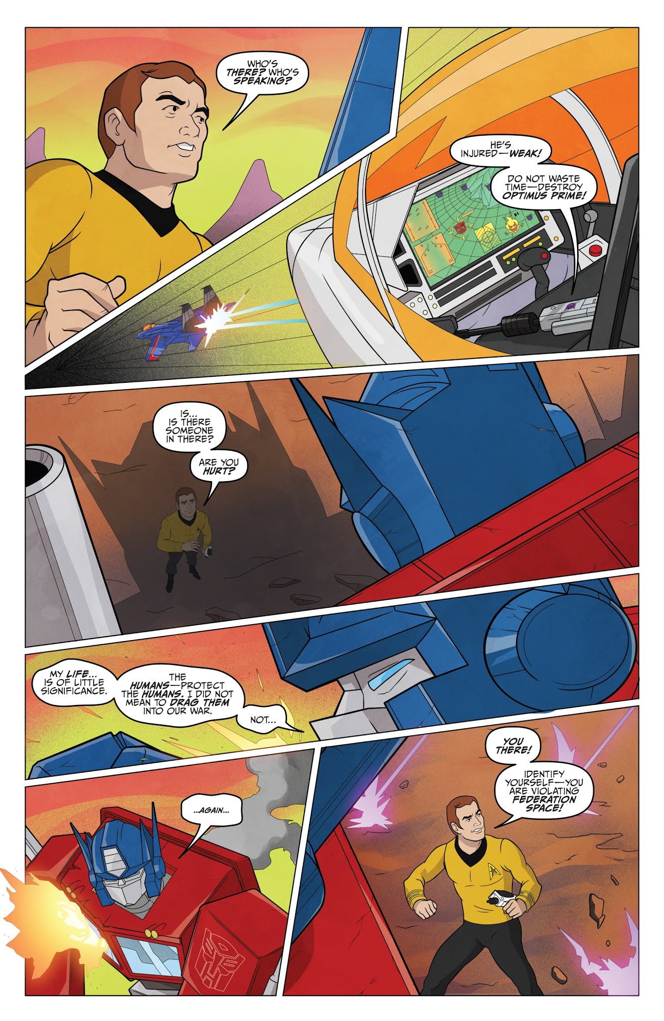 Read online Star Trek vs. Transformers comic -  Issue #1 - 10