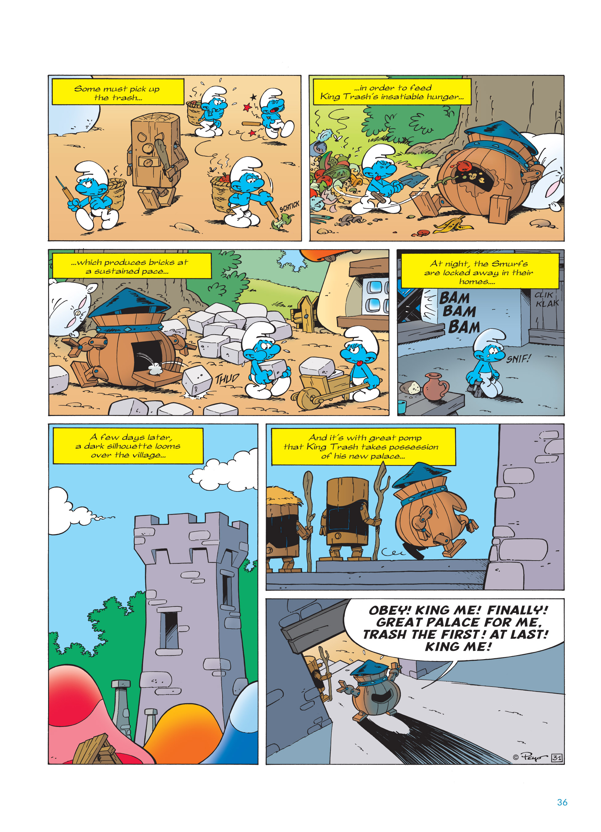Read online The Smurfs comic -  Issue #23 - 36