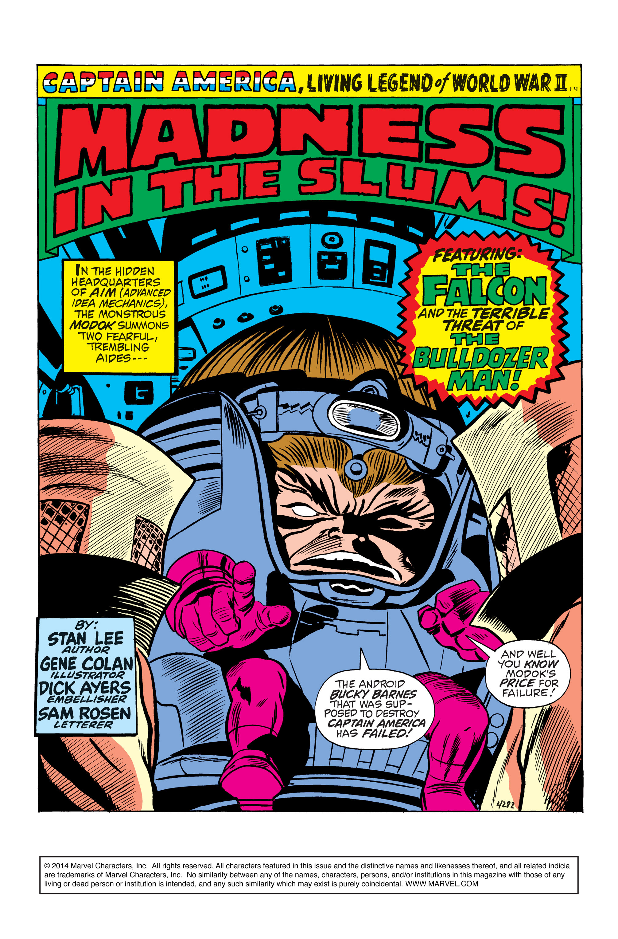 Read online Marvel Masterworks: Captain America comic -  Issue # TPB 5 (Part 2) - 67