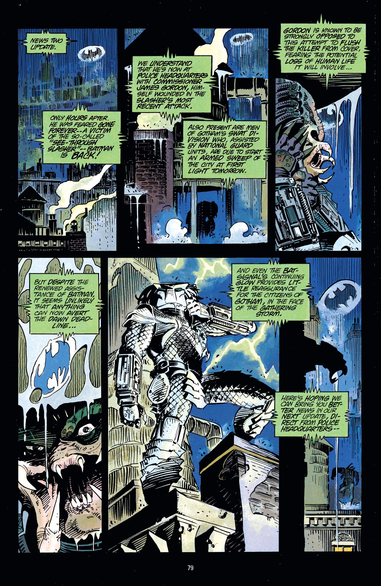 Read online DC Comics/Dark Horse Comics: Batman vs. Predator comic -  Issue # TPB (Part 1) - 75