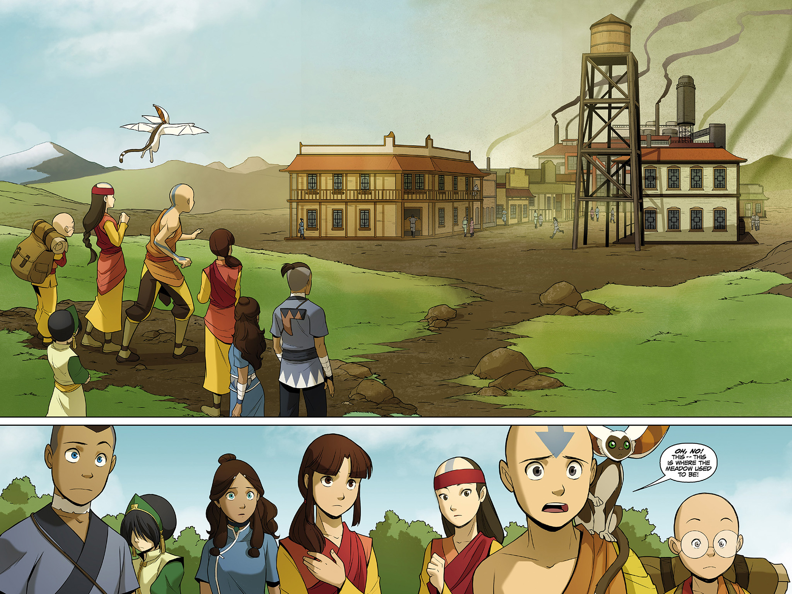 Read online Nickelodeon Avatar: The Last Airbender - The Rift comic -  Issue # Part 1 - 31