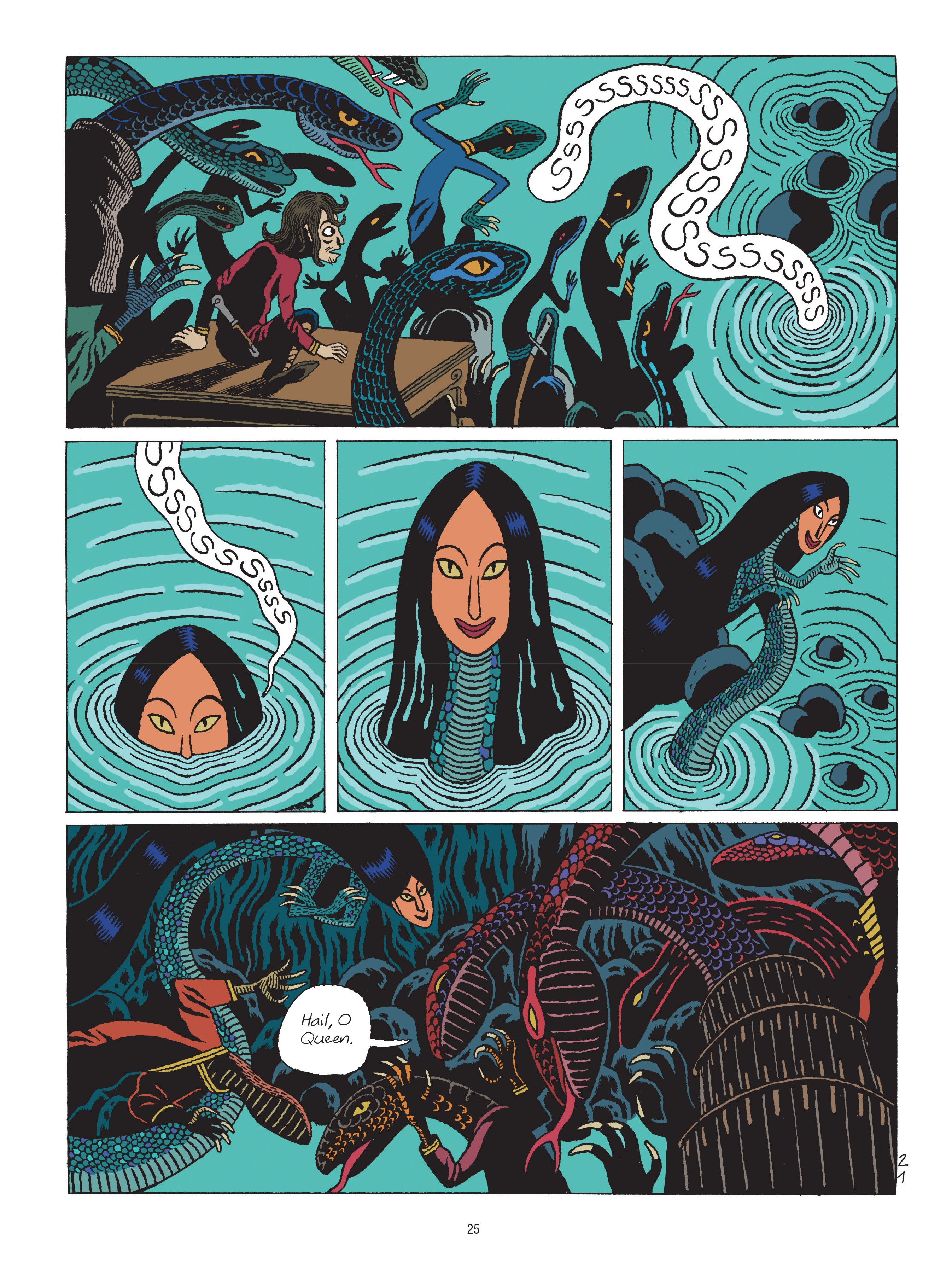 Read online A Tale of a Thousand and One Nights: HASIB & the Queen of Serpents comic -  Issue # TPB - 25
