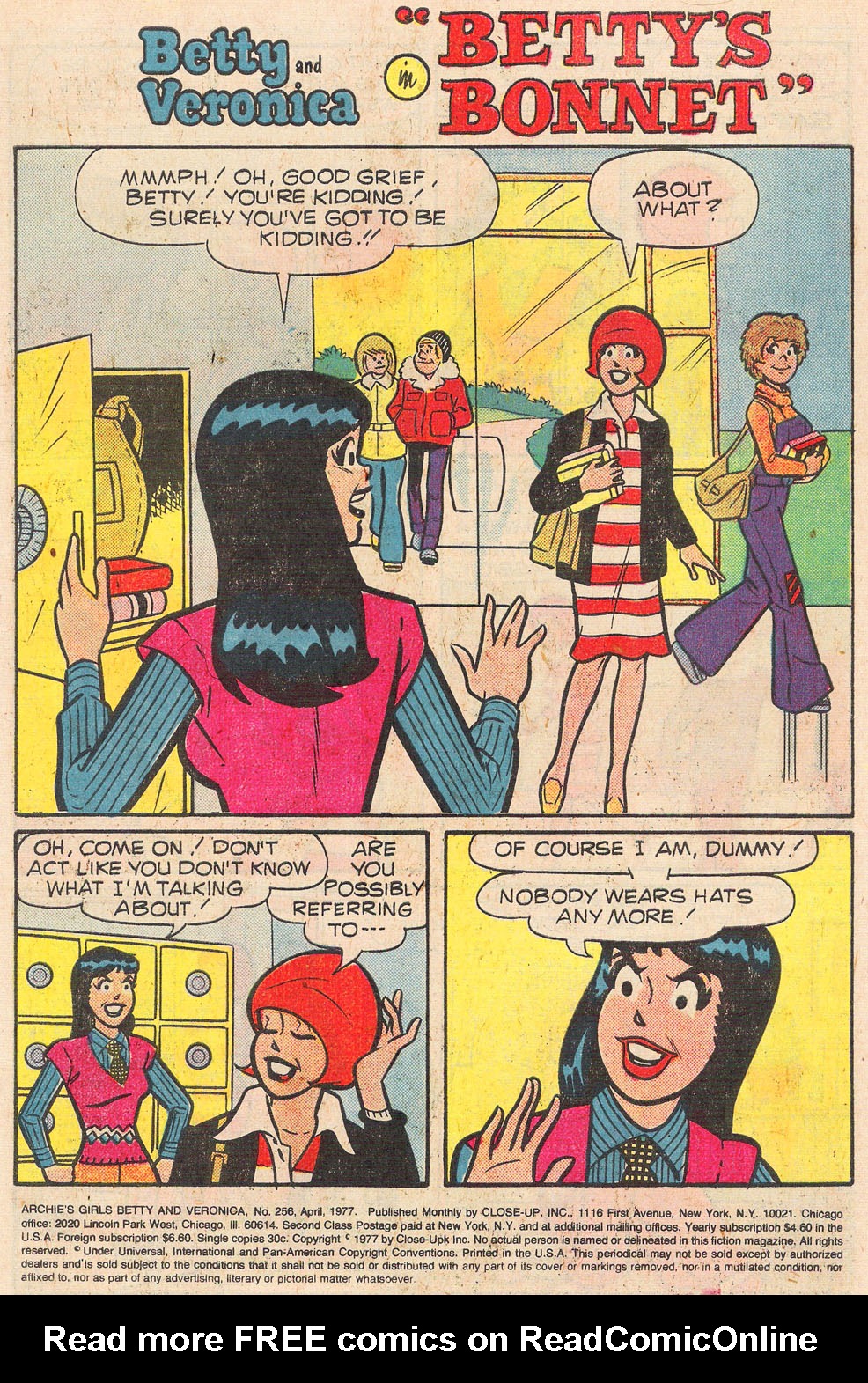 Read online Archie's Girls Betty and Veronica comic -  Issue #256 - 3