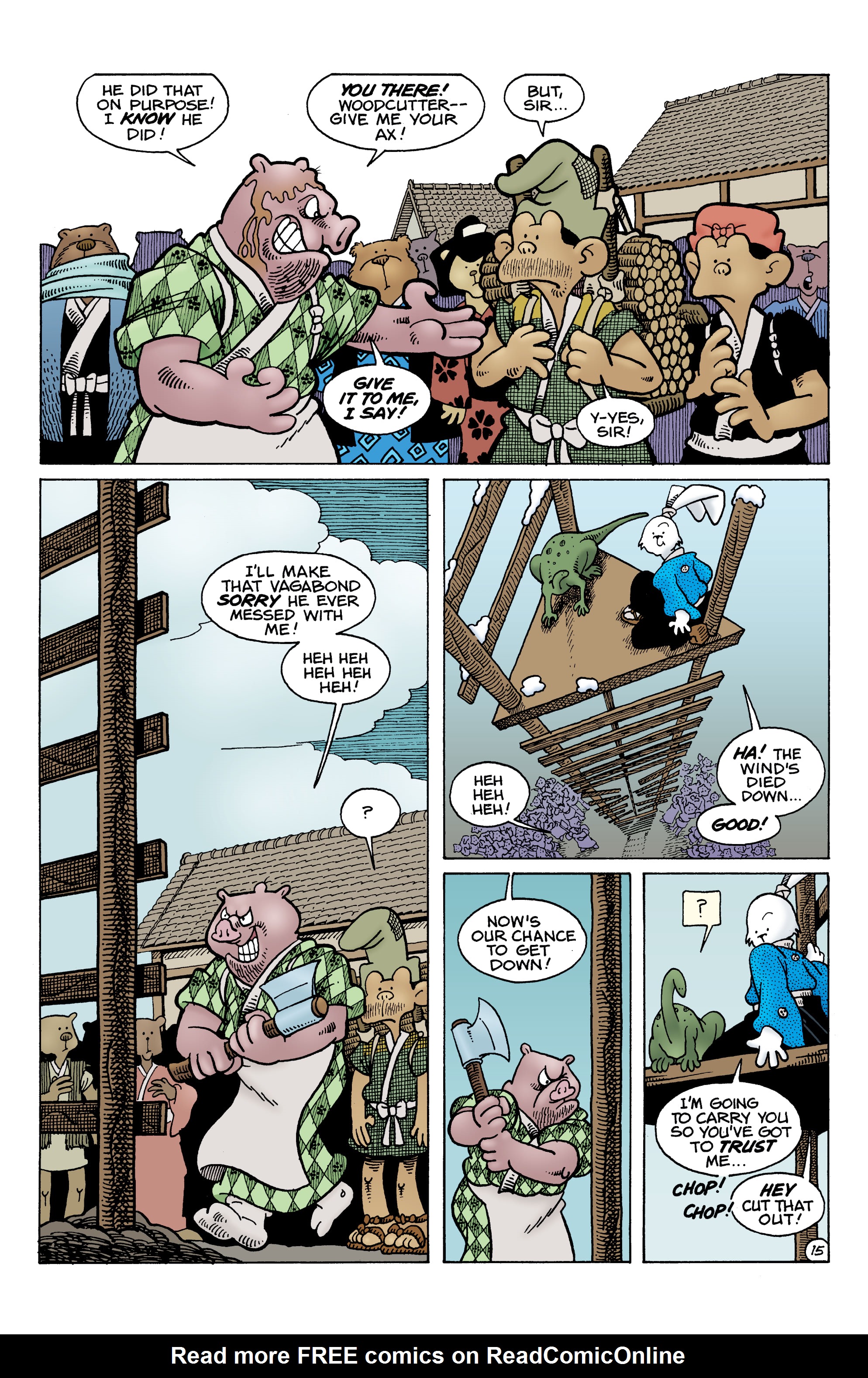 Read online Usagi Yojimbo: Wanderer’s Road comic -  Issue #1 - 16
