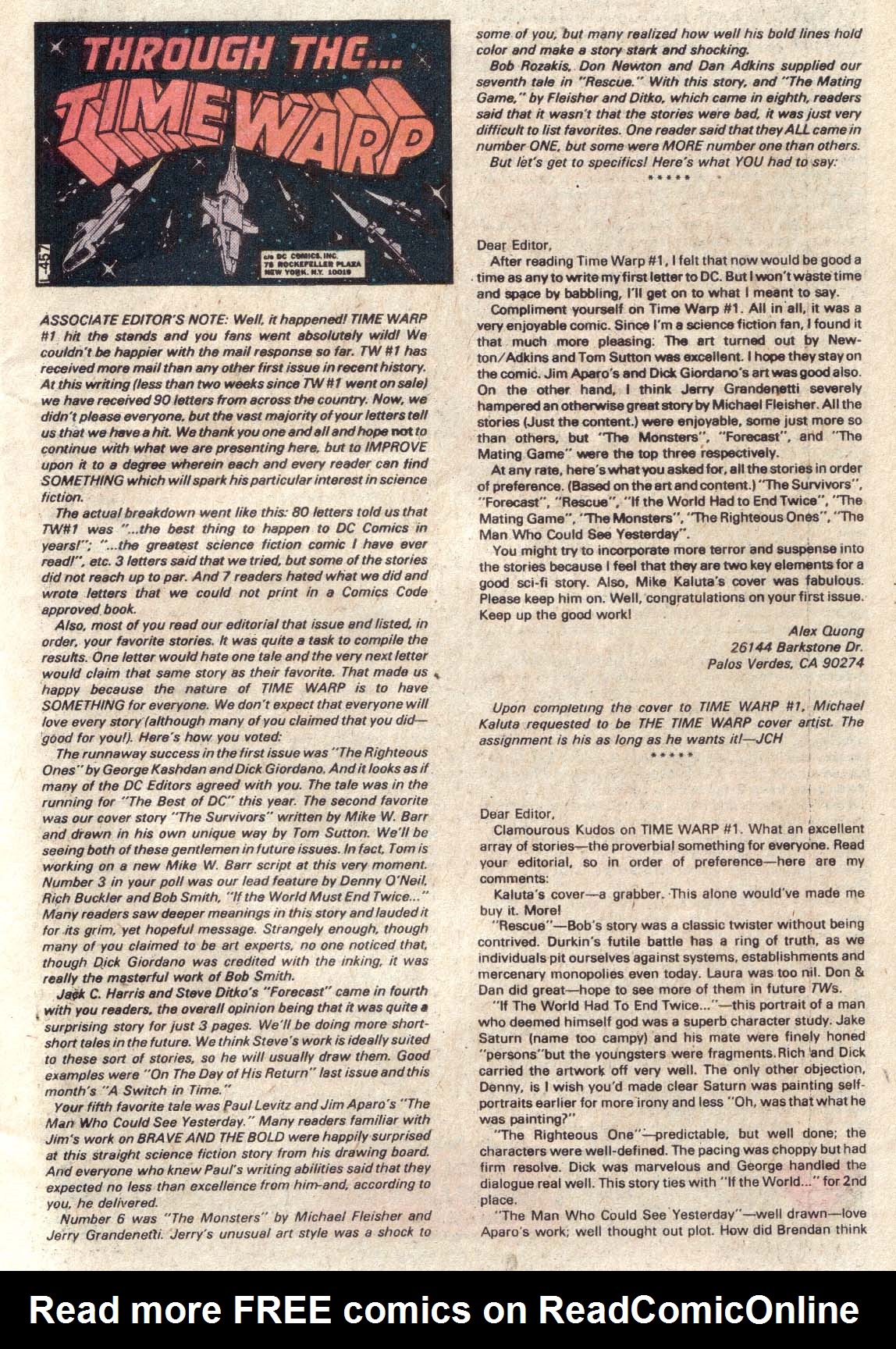 Read online Time Warp (1979) comic -  Issue #4 - 19