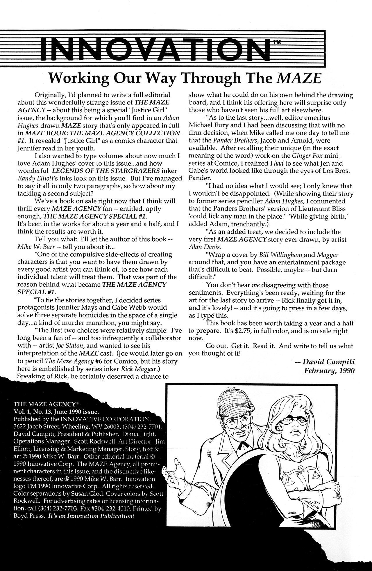 Read online Maze Agency (1989) comic -  Issue #13 - 2