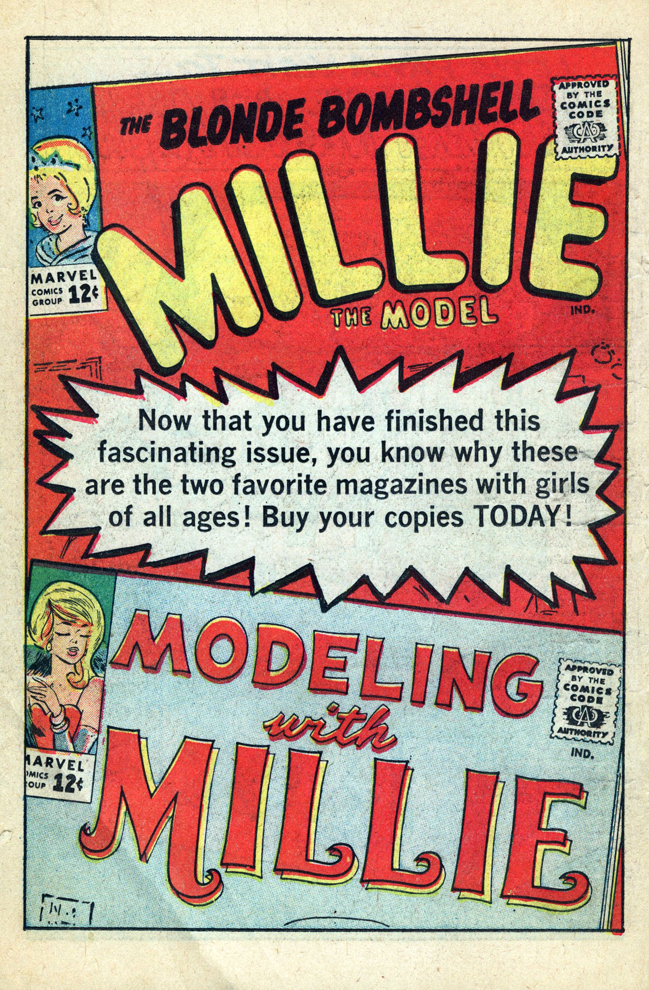 Read online Millie the Model comic -  Issue # Annual 3 - 74