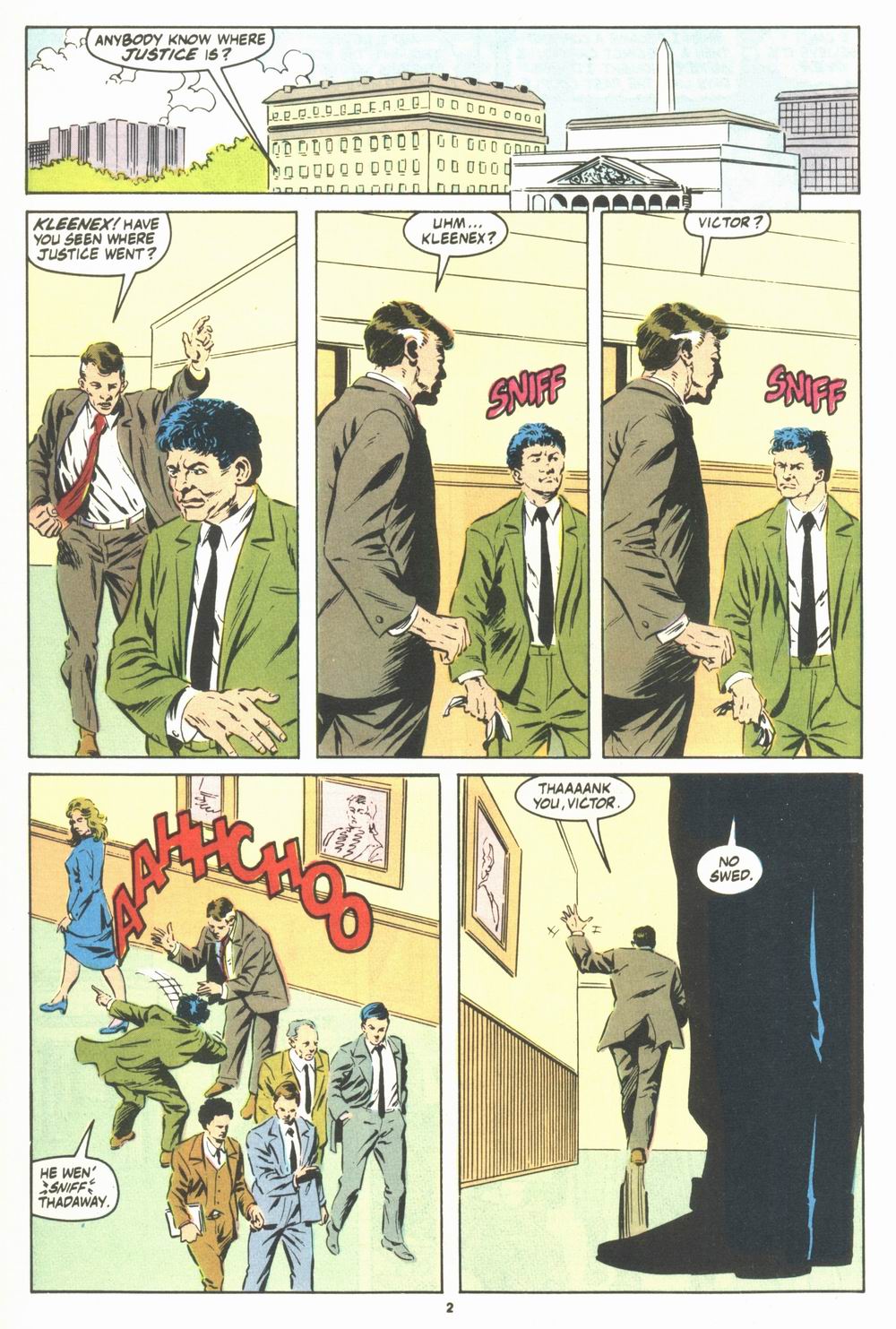 Read online Justice (1986) comic -  Issue #23 - 4