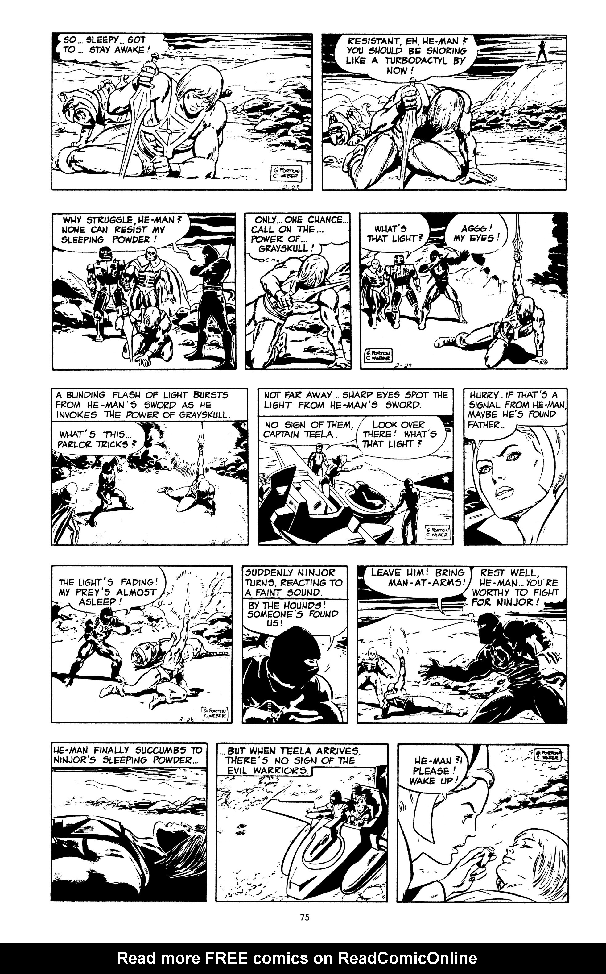 Read online He-Man and the Masters of the Universe: The Newspaper Comic Strips comic -  Issue # TPB (Part 1) - 75
