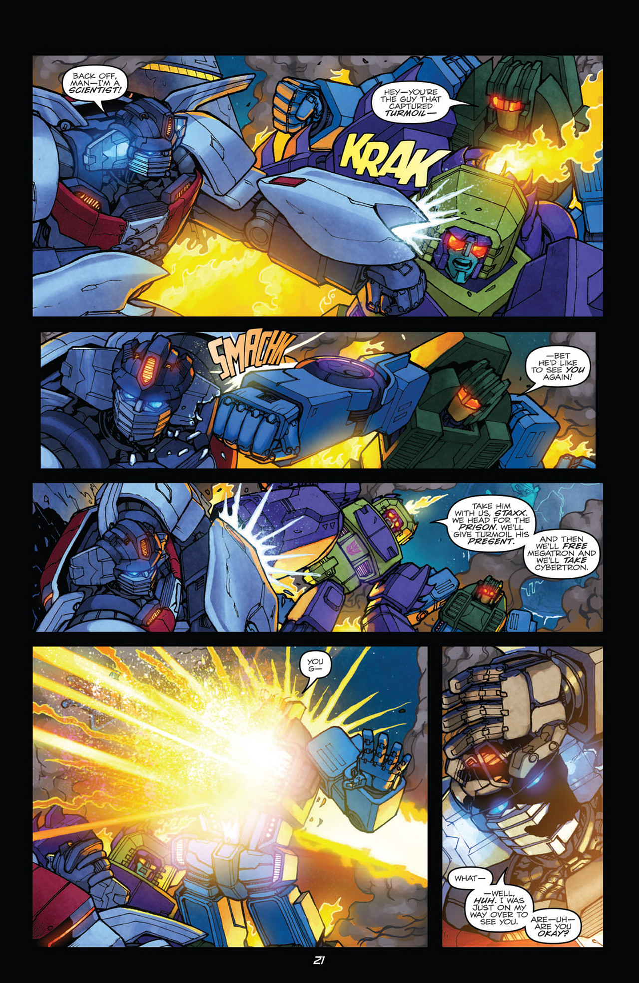 Read online Transformers: Robots In Disguise (2012) comic -  Issue #12 - 23