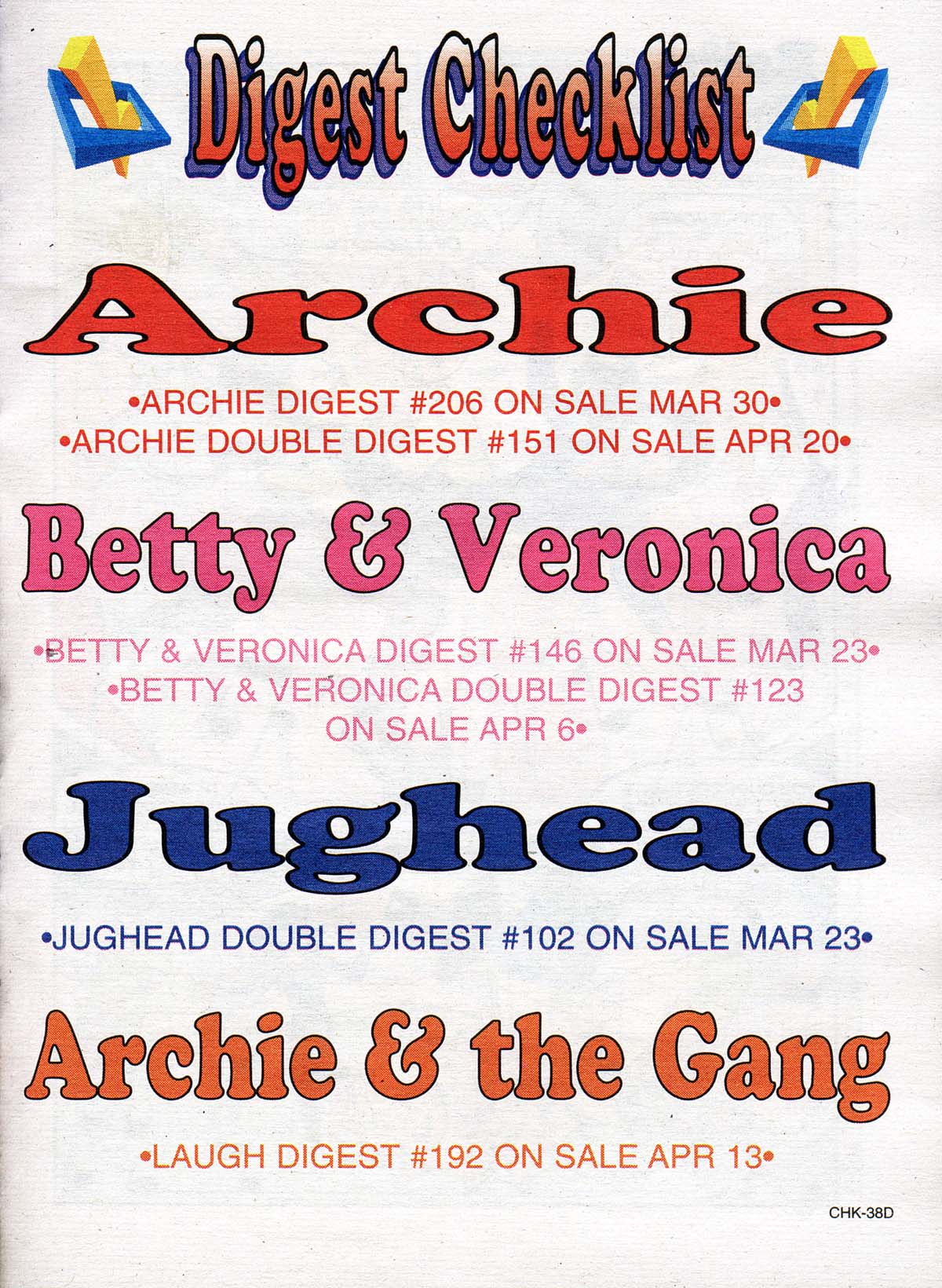 Read online Betty and Veronica Digest Magazine comic -  Issue #146 - 50