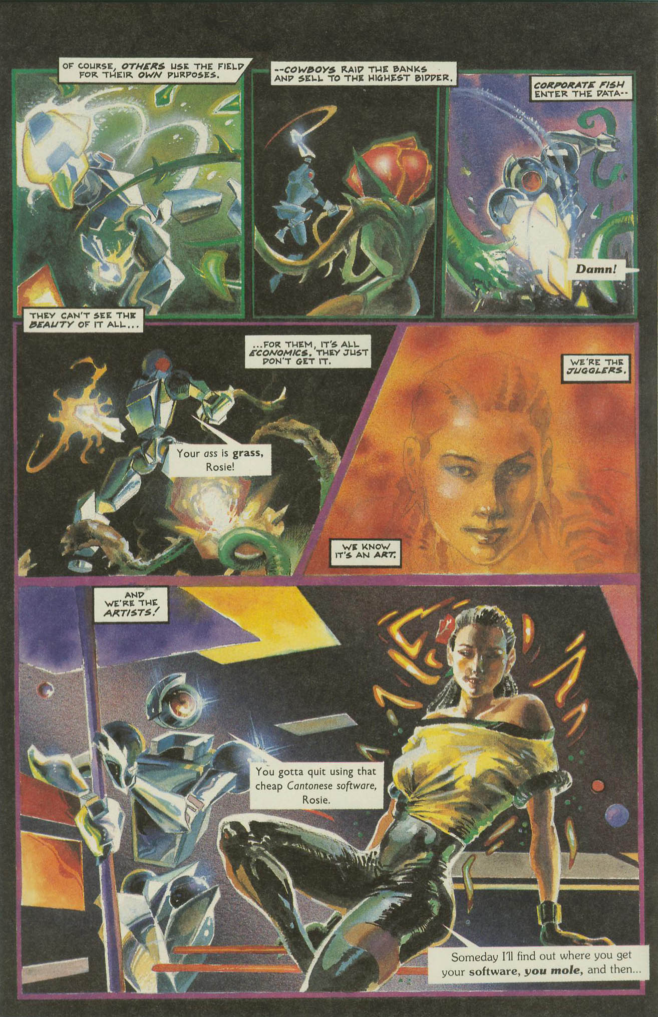 Read online Cyberpunk (1989) comic -  Issue #1 - 10