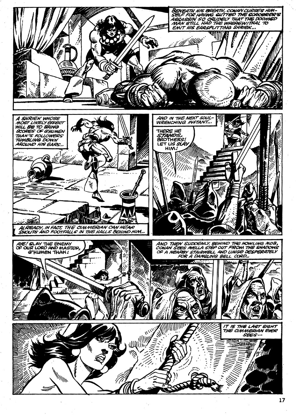 Read online The Savage Sword Of Conan comic -  Issue #86 - 17