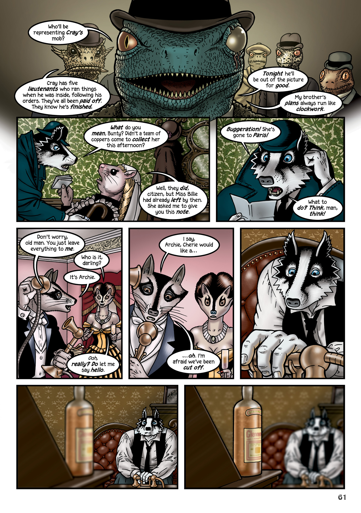 Read online Grandville Force Majeur comic -  Issue # TPB (Part 1) - 63