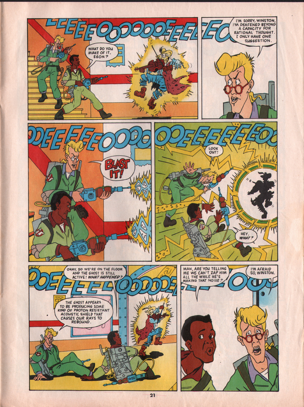 Read online The Real Ghostbusters comic -  Issue #7 - 21