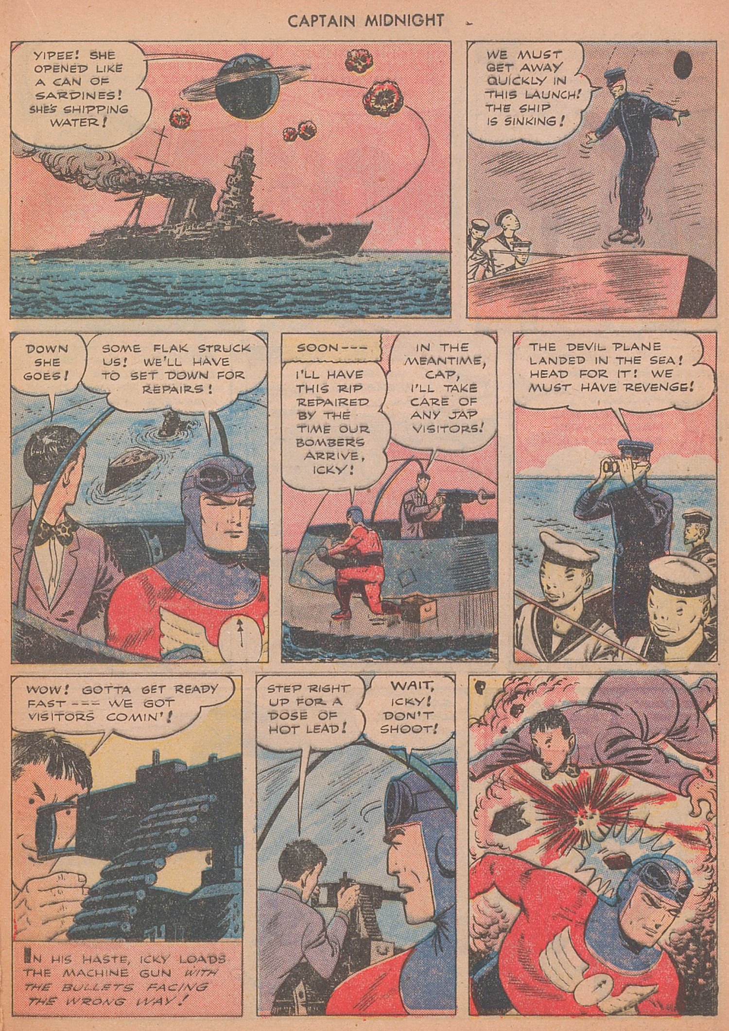 Read online Captain Midnight (1942) comic -  Issue #29 - 17