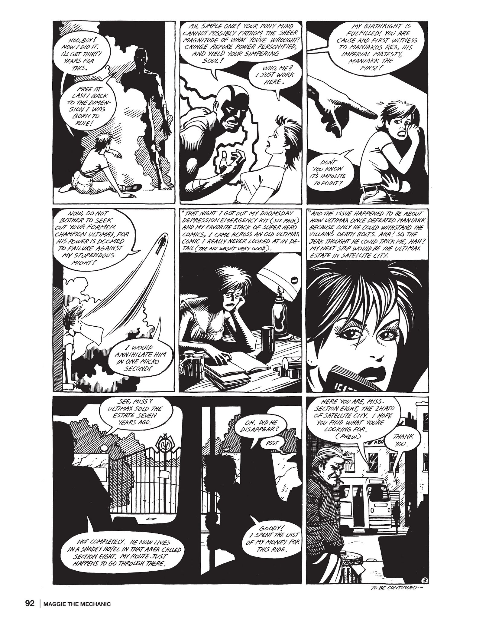 Read online Maggie the Mechanic: The Love & Rockets Library - Locas comic -  Issue # TPB (Part 1) - 92