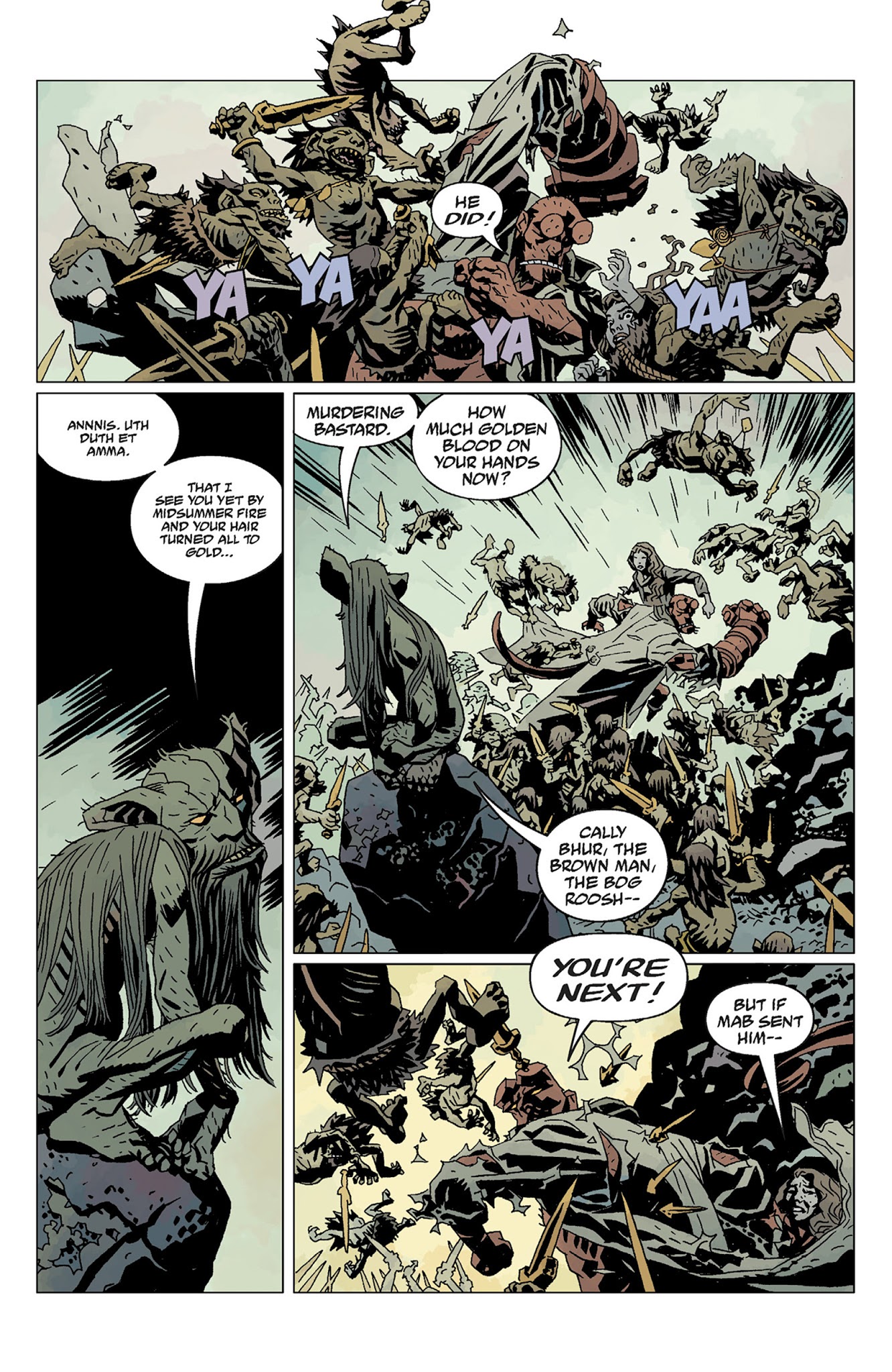 Read online Hellboy: The Wild Hunt comic -  Issue # TPB - 87