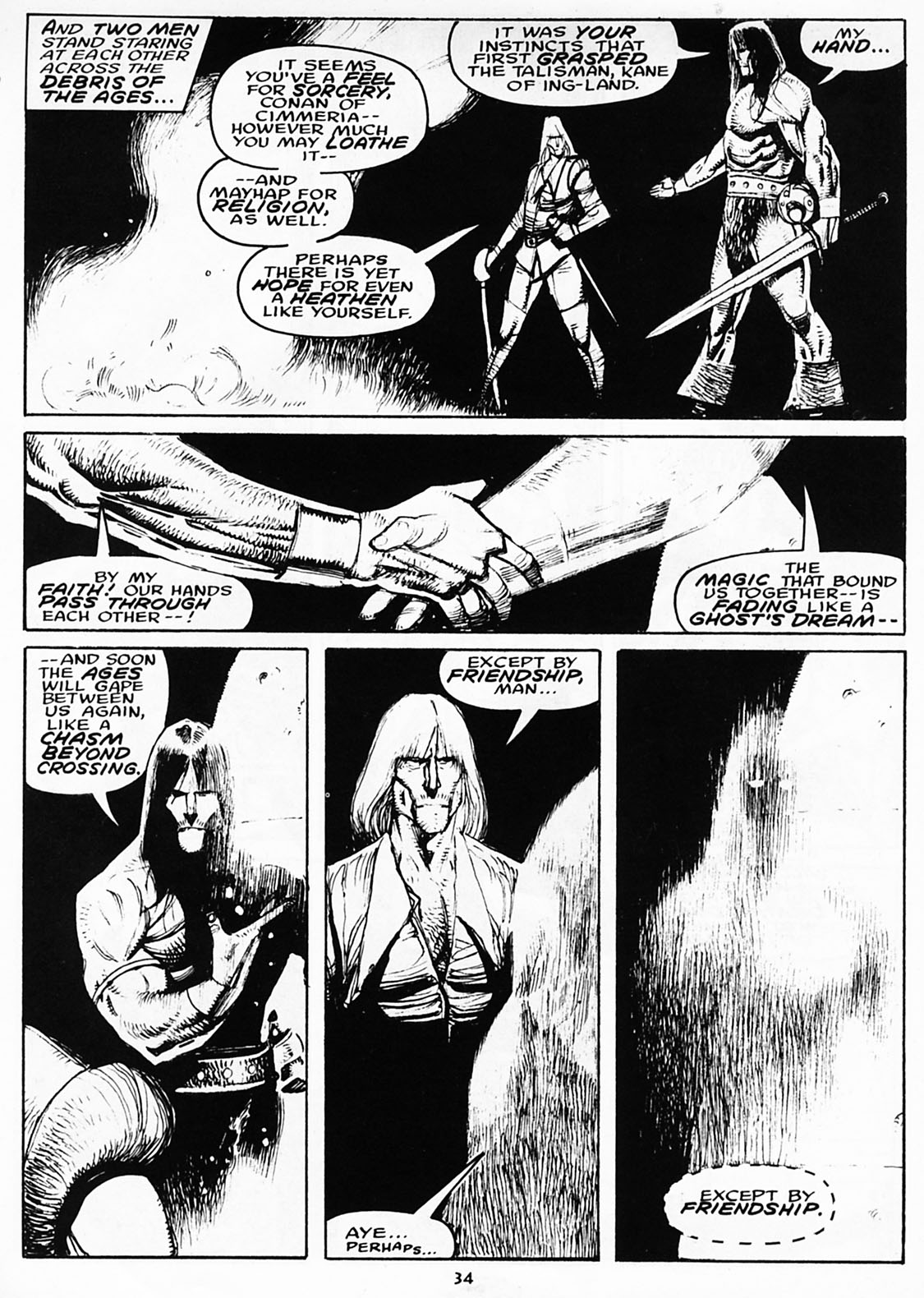 The Savage Sword Of Conan issue 220 - Page 35