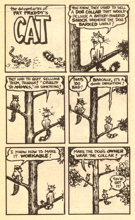 Read online Adventures of Fat Freddy's Cat comic -  Issue #3 - 45