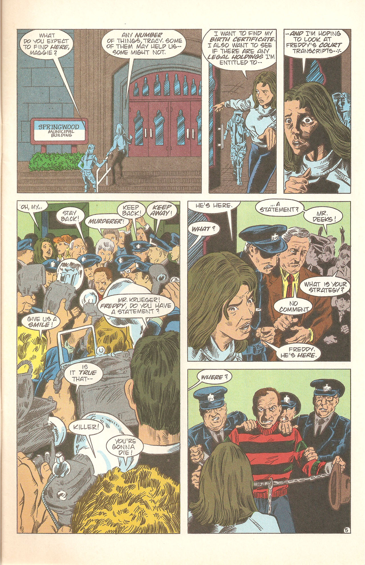 Read online A Nightmare on Elm Street: The Beginning comic -  Issue #2 - 7