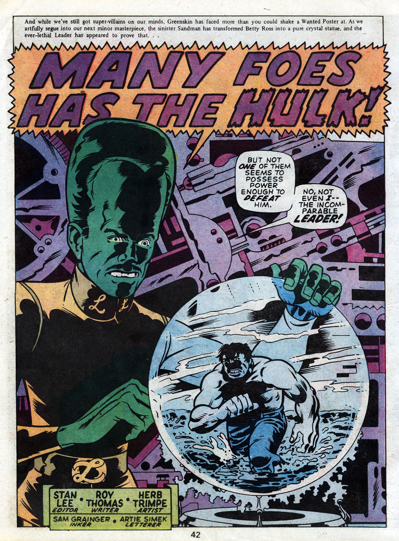 Read online Marvel Treasury Edition comic -  Issue #5 - 40