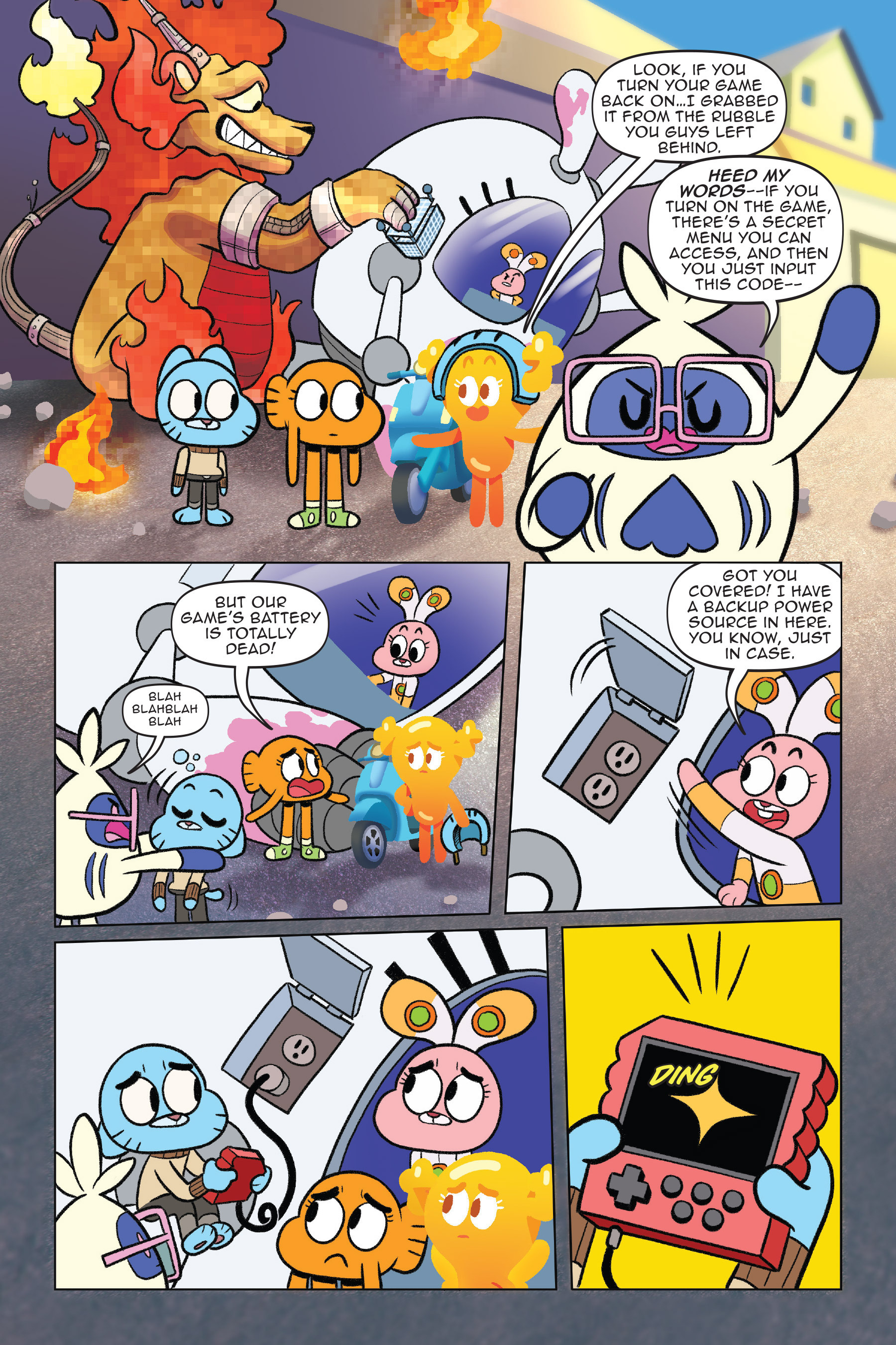 Read online The Amazing World of Gumball: Cheat Code comic -  Issue # Full - 106
