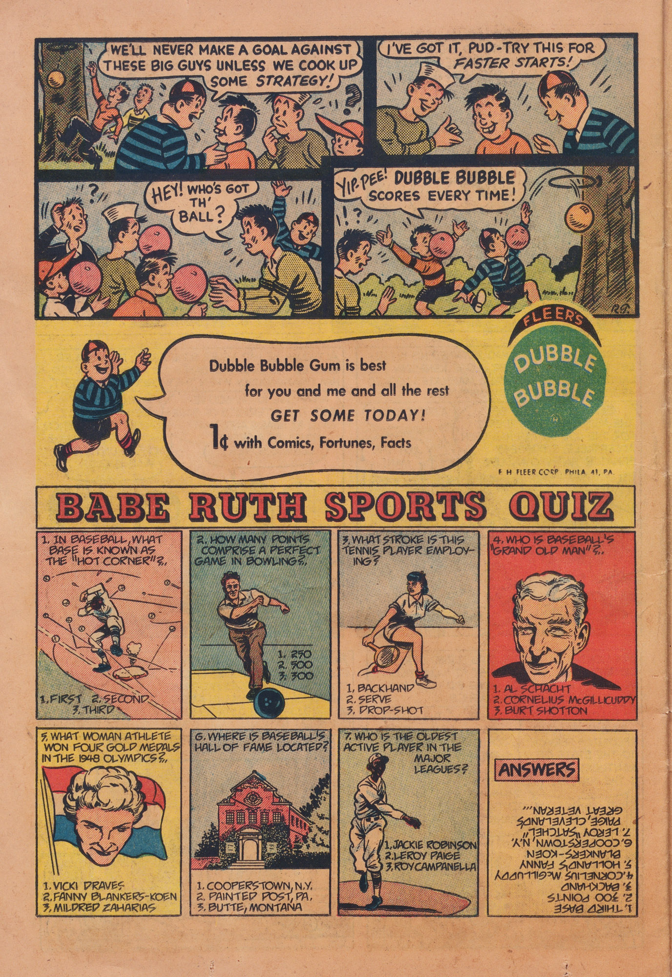 Read online Babe Ruth Sports Comics comic -  Issue #4 - 22