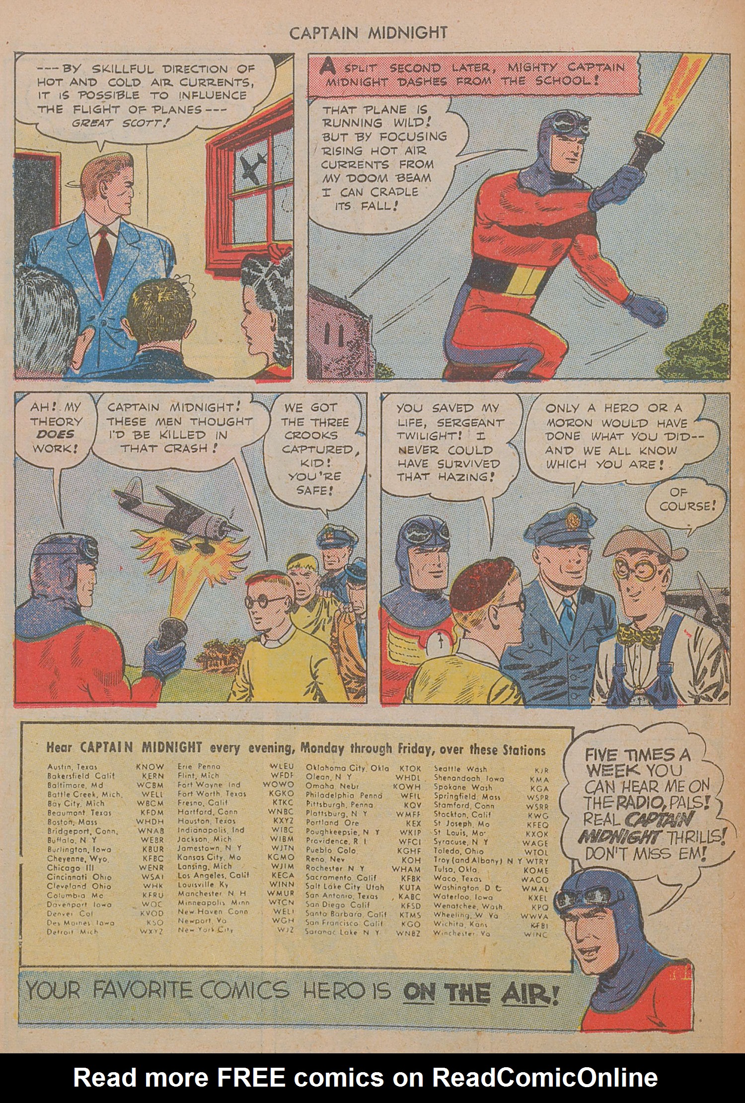 Read online Captain Midnight (1942) comic -  Issue #30 - 22