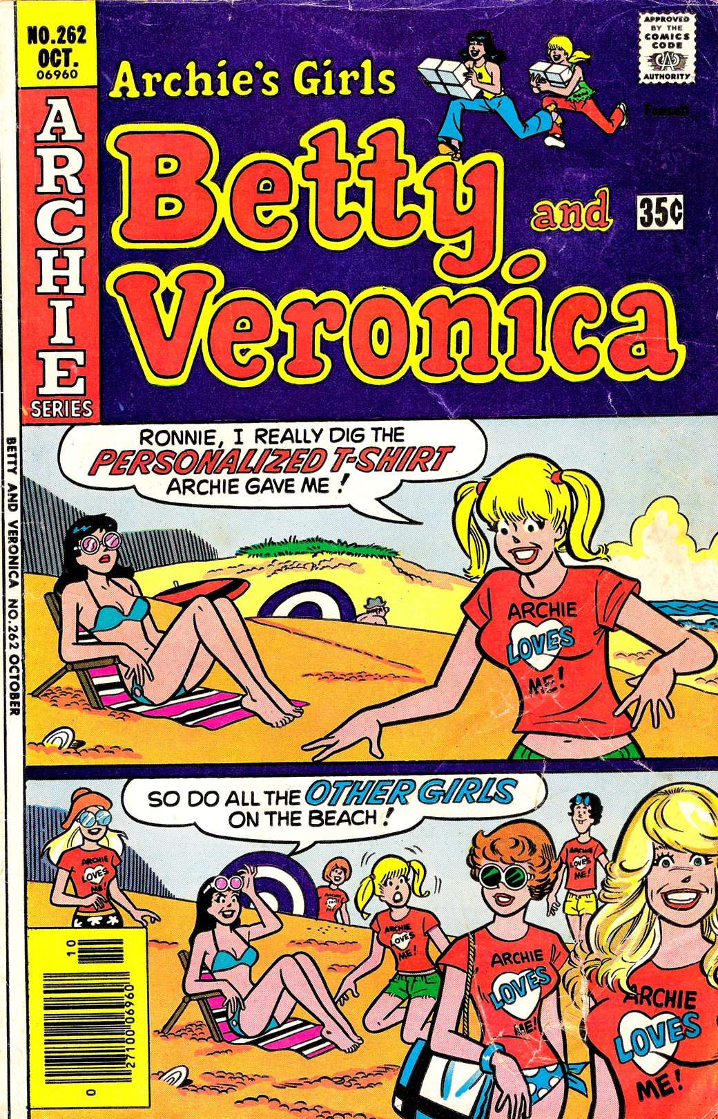 Read online Archie's Girls Betty and Veronica comic -  Issue #262 - 1