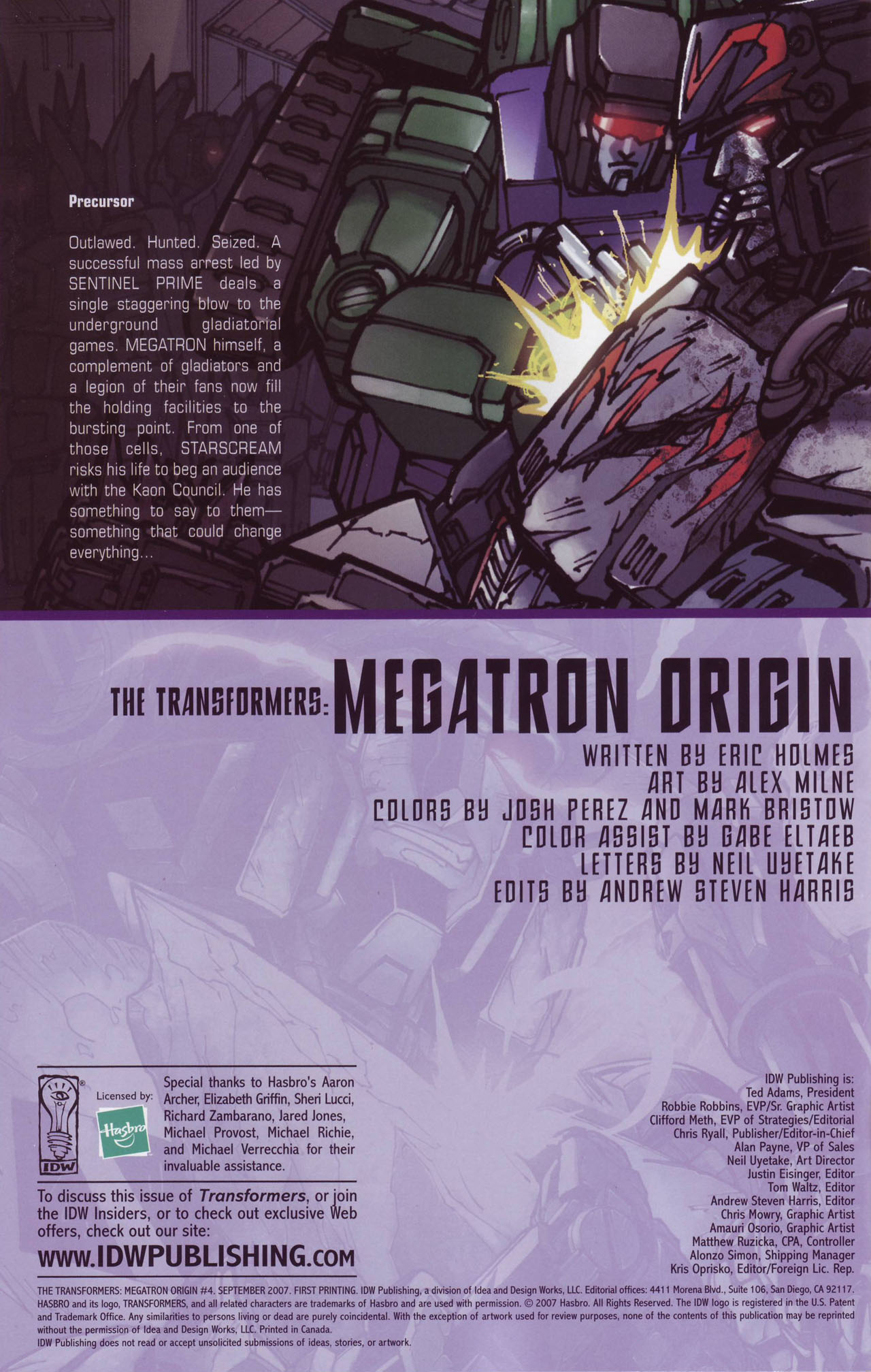 Read online The Transformers Megatron Origin comic -  Issue #4 - 3