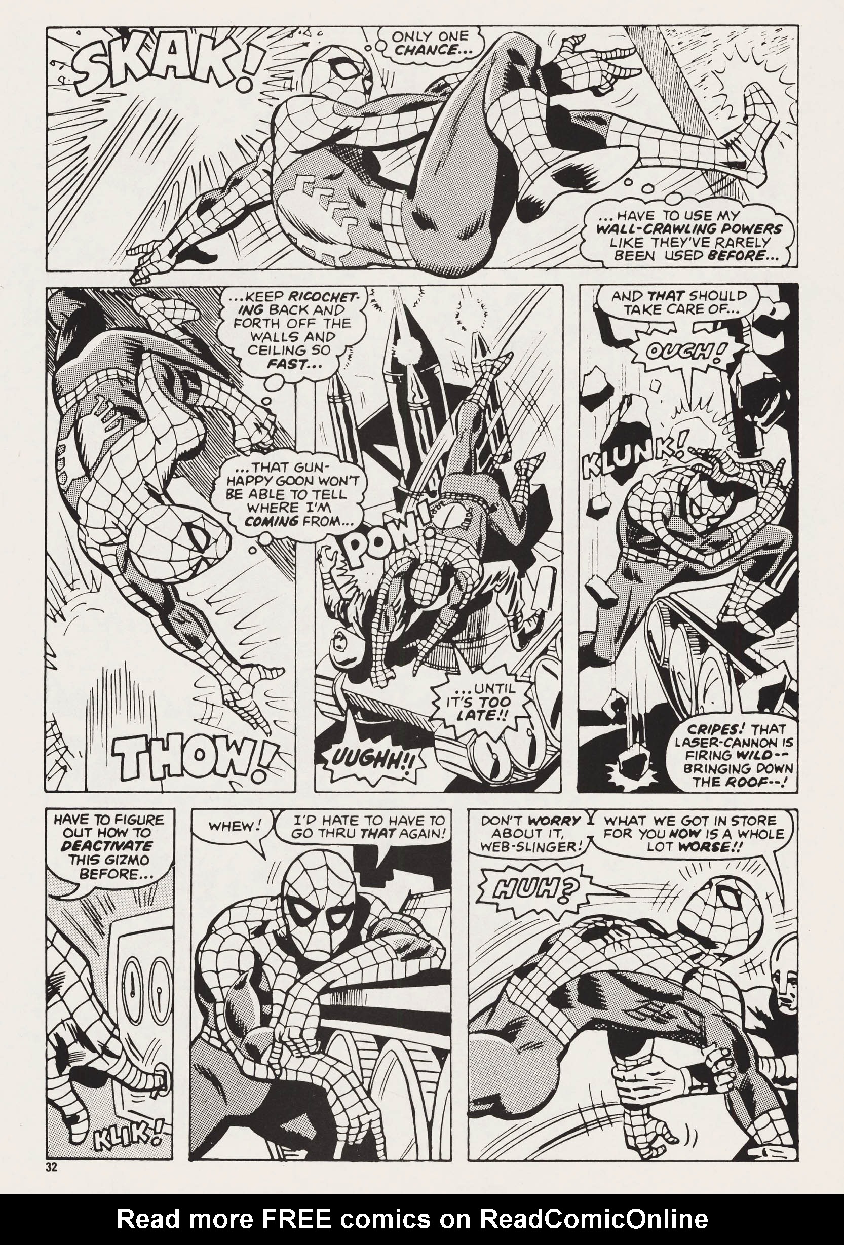 Read online Super Spider-Man and Captain Britain comic -  Issue #248 - 32