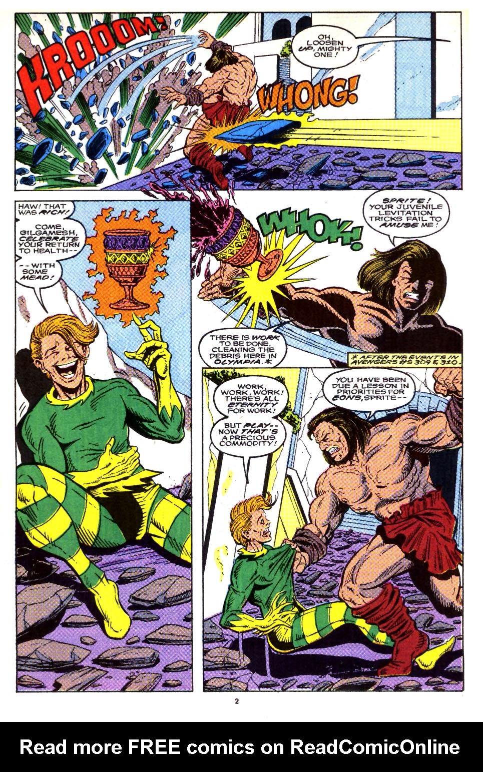 Read online Avengers Spotlight comic Issue 35