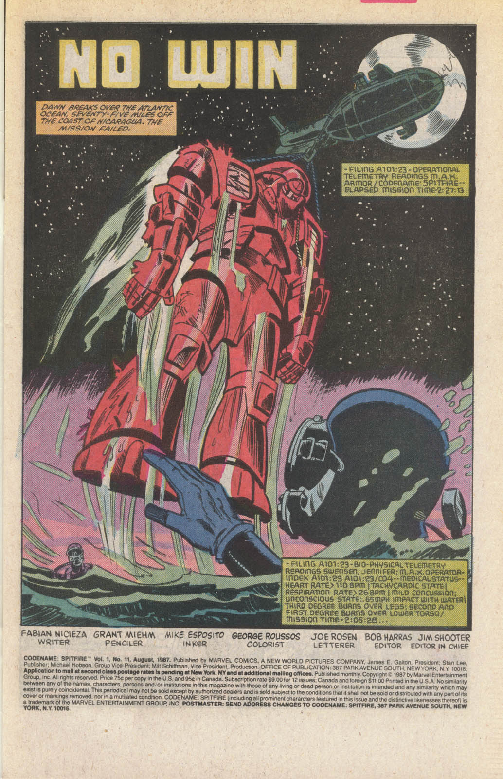 Read online Codename: Spitfire comic -  Issue #11 - 2