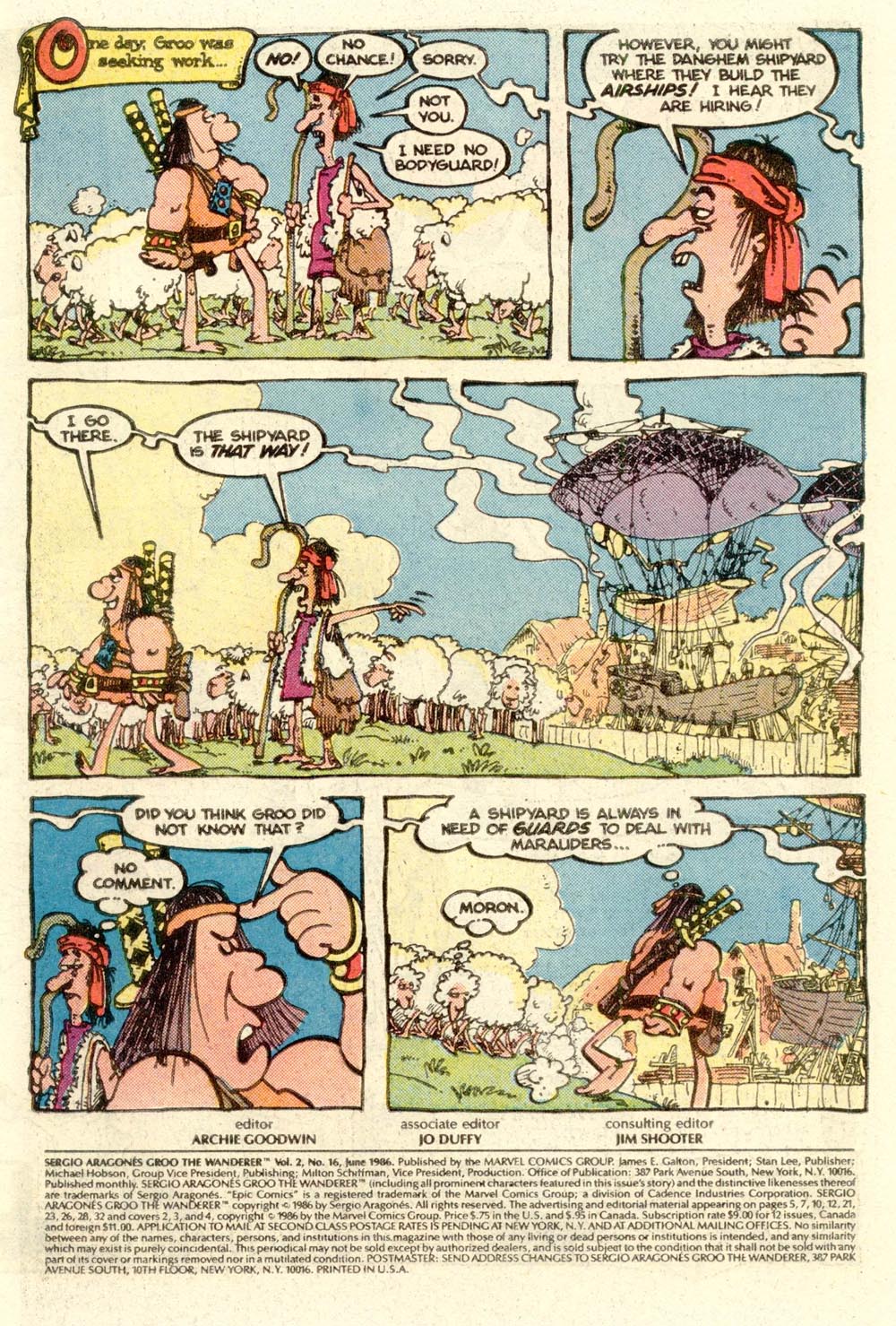 Read online Sergio Aragonés Groo the Wanderer comic -  Issue #16 - 2
