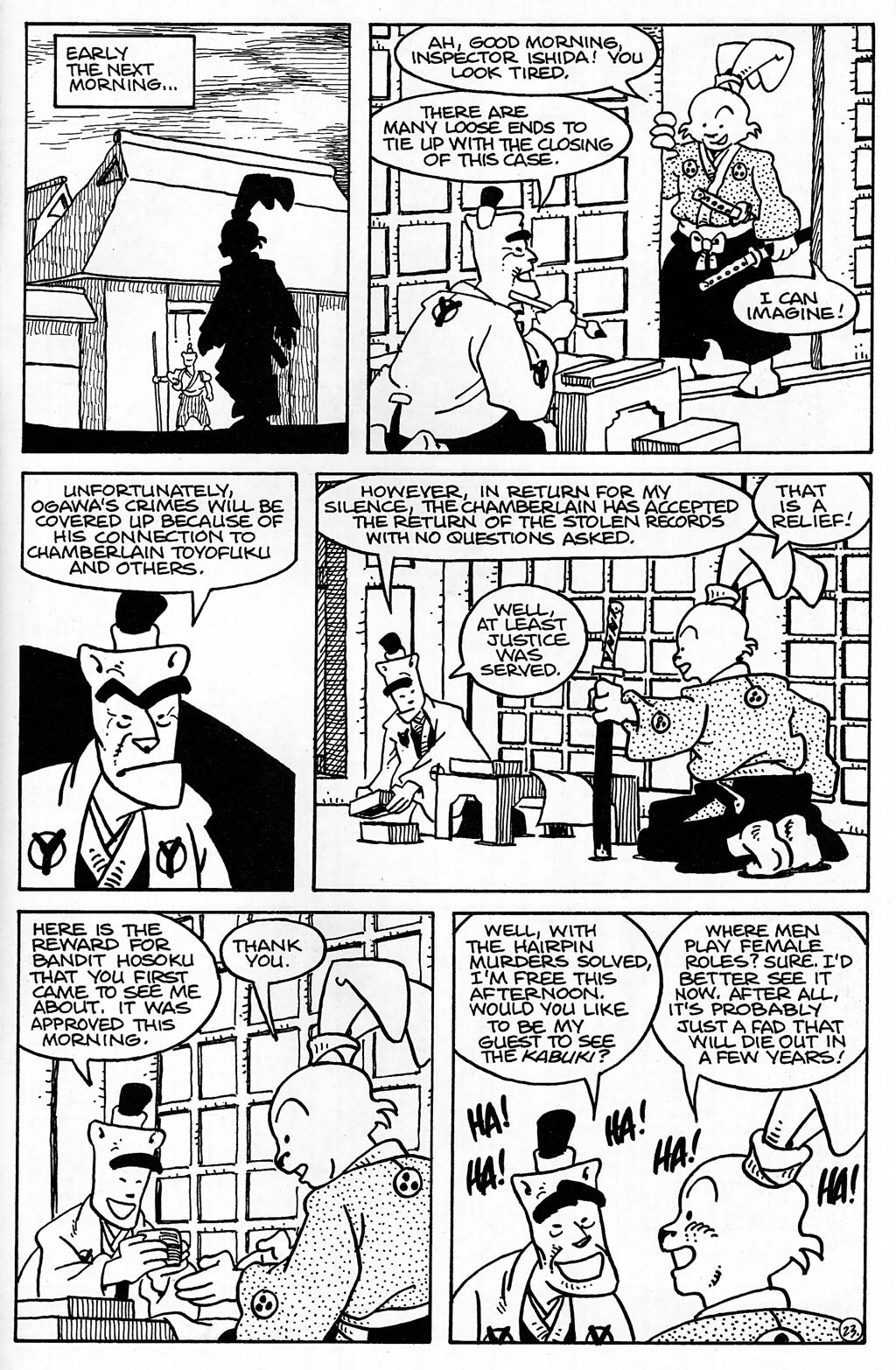 Read online Usagi Yojimbo (1996) comic -  Issue #27 - 25