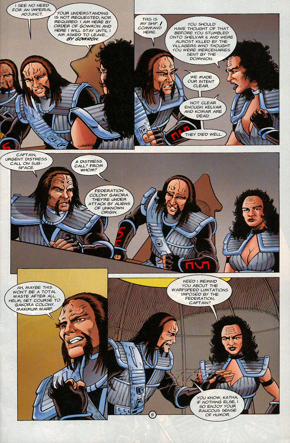 Read online Star Trek: Deep Space Nine - Lightstorm comic -  Issue # Full - 5