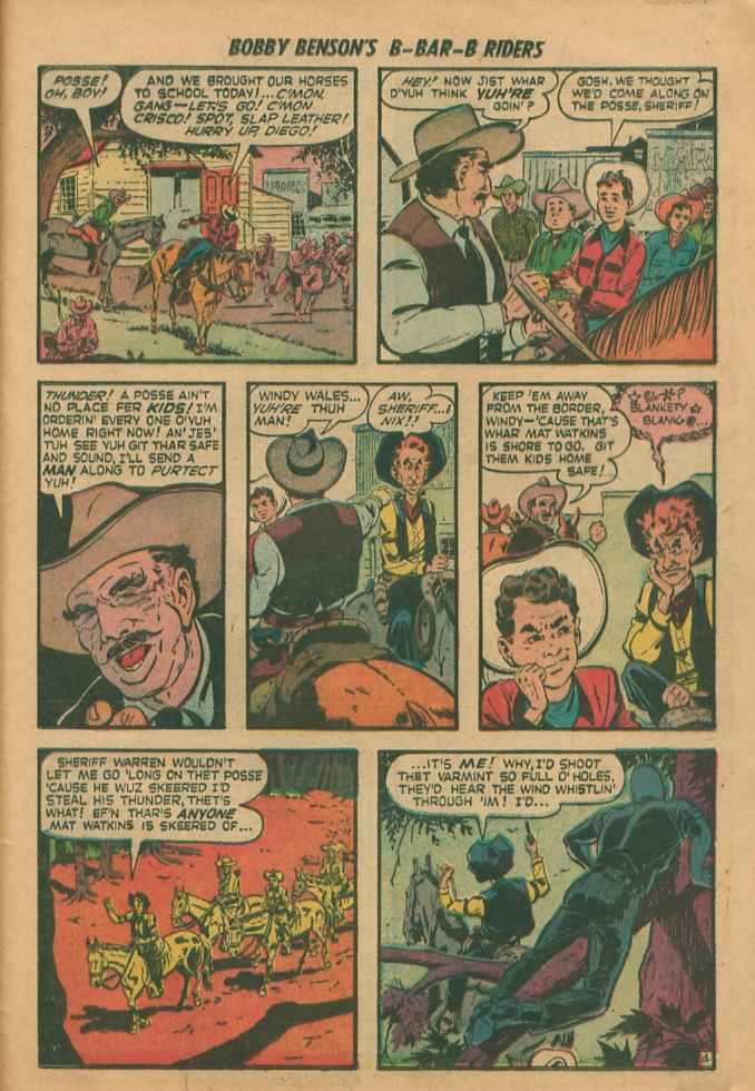 Read online Bobby Benson's B-Bar-B Riders comic -  Issue #4 - 31