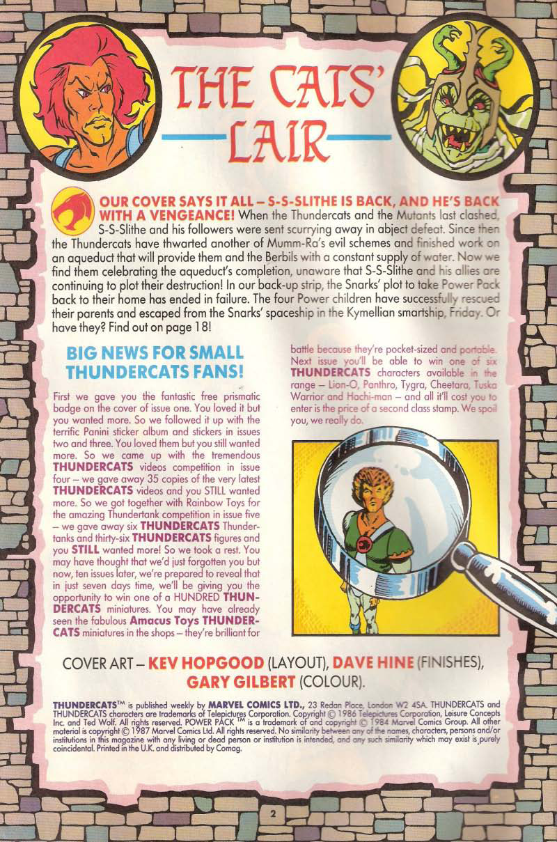 Read online ThunderCats (1987) comic -  Issue #15 - 2