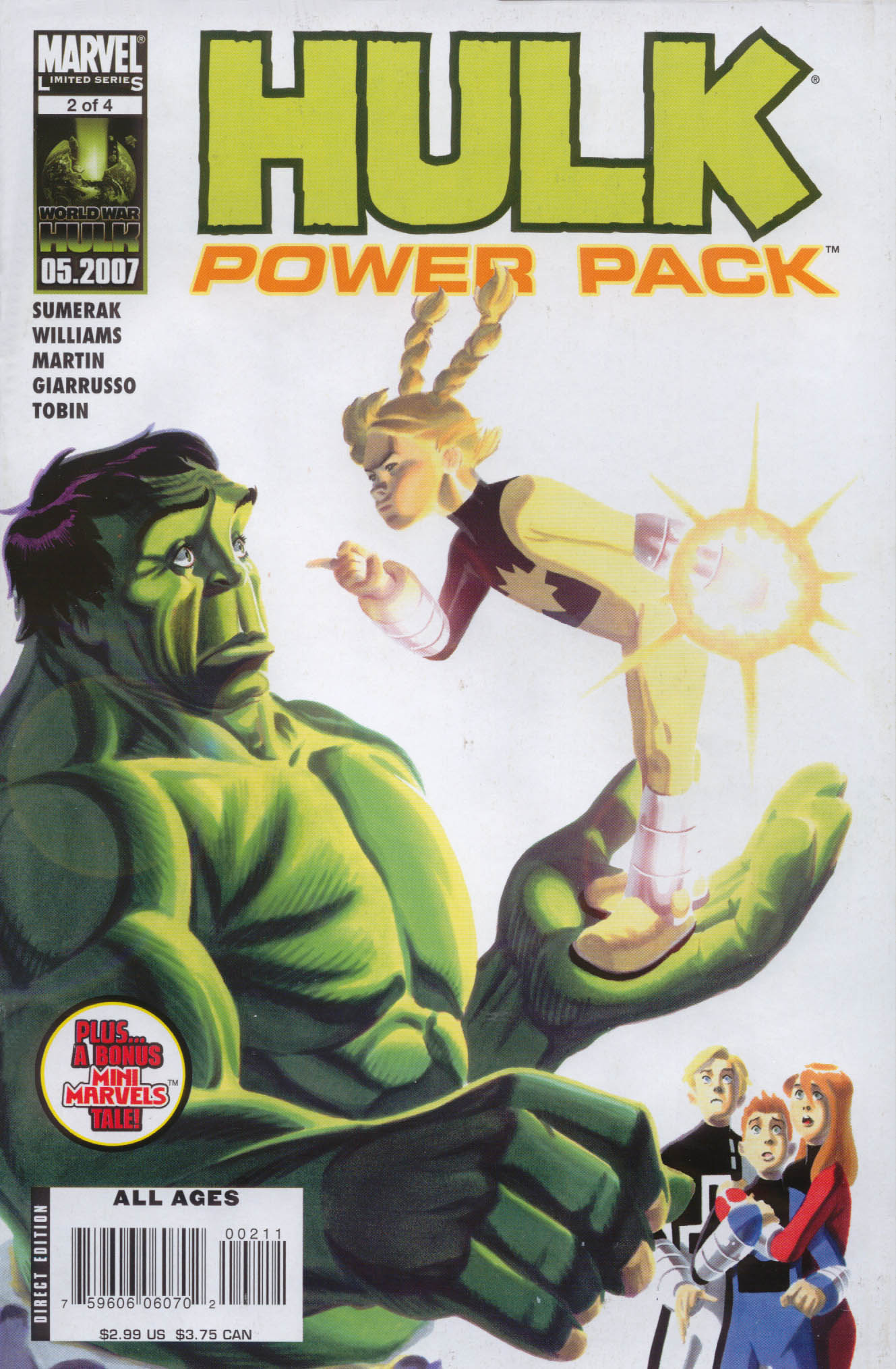 Read online Hulk and Power Pack comic -  Issue #2 - 1