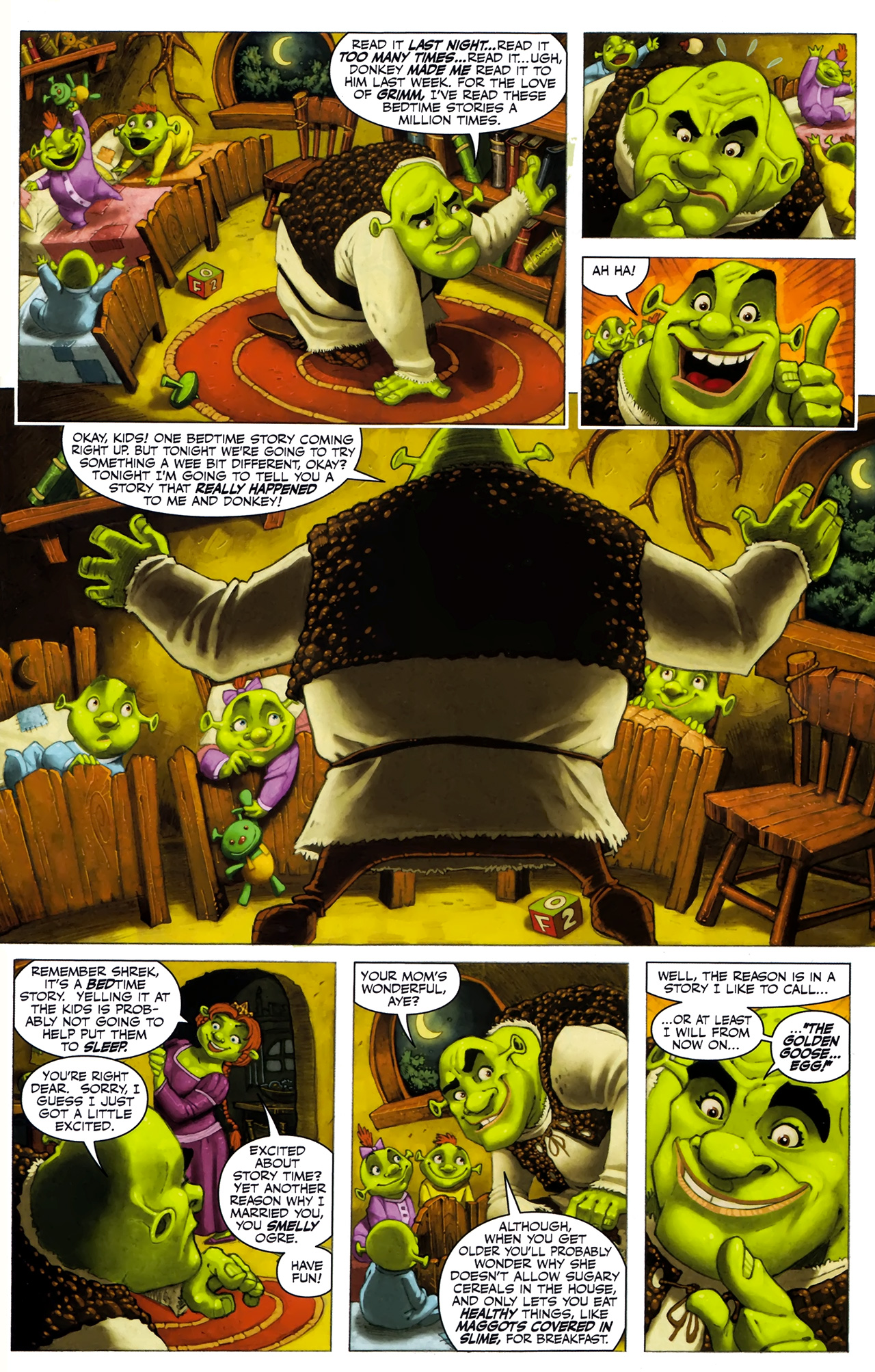 Read online Shrek (2010) comic -  Issue #1 - 3